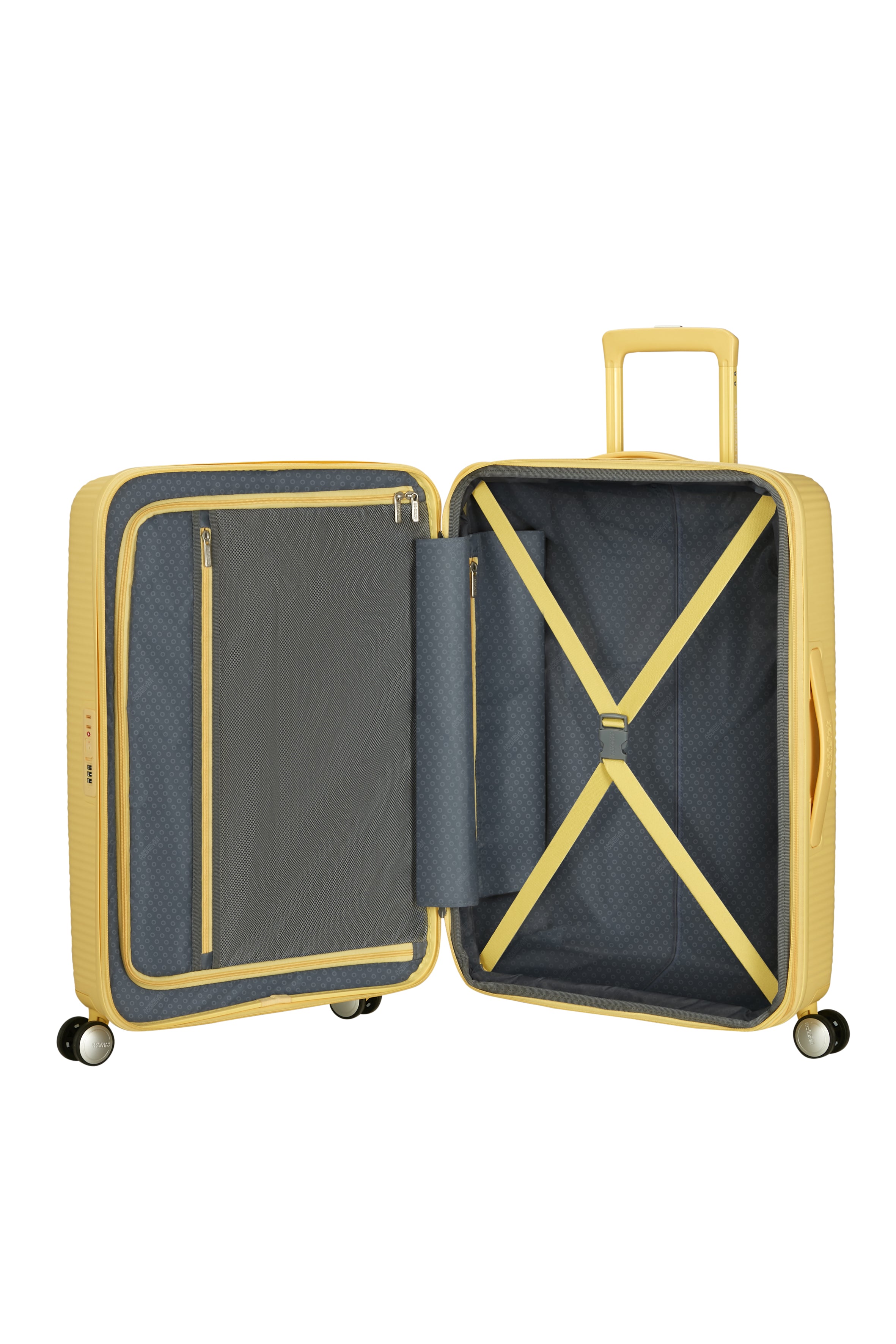 American Tourister SOUNDBOX 4w Trolley M erw., Pastel Yellow