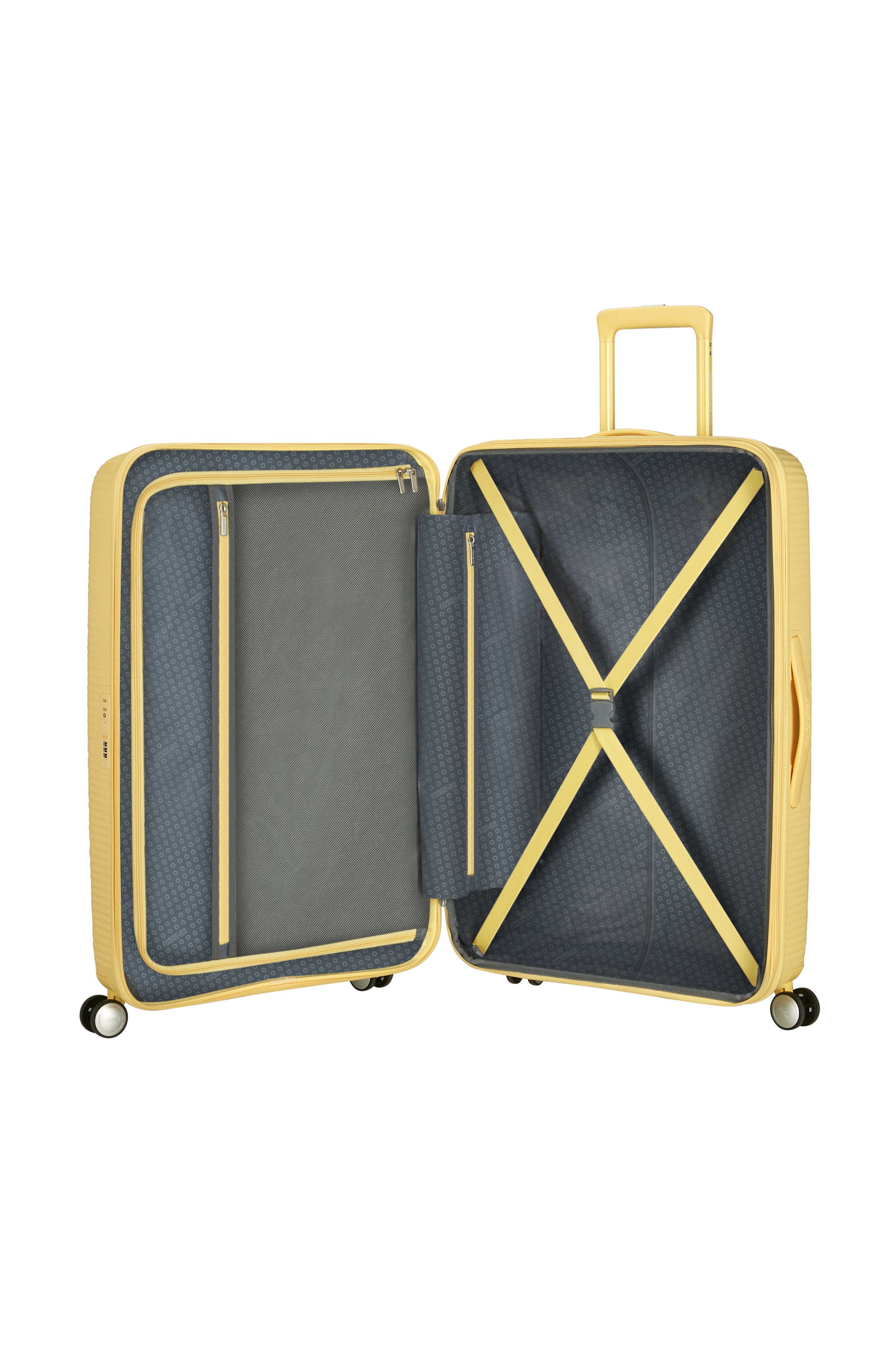 American Tourister SOUNDBOX 4w Trolley L erw., Pastel Yellow