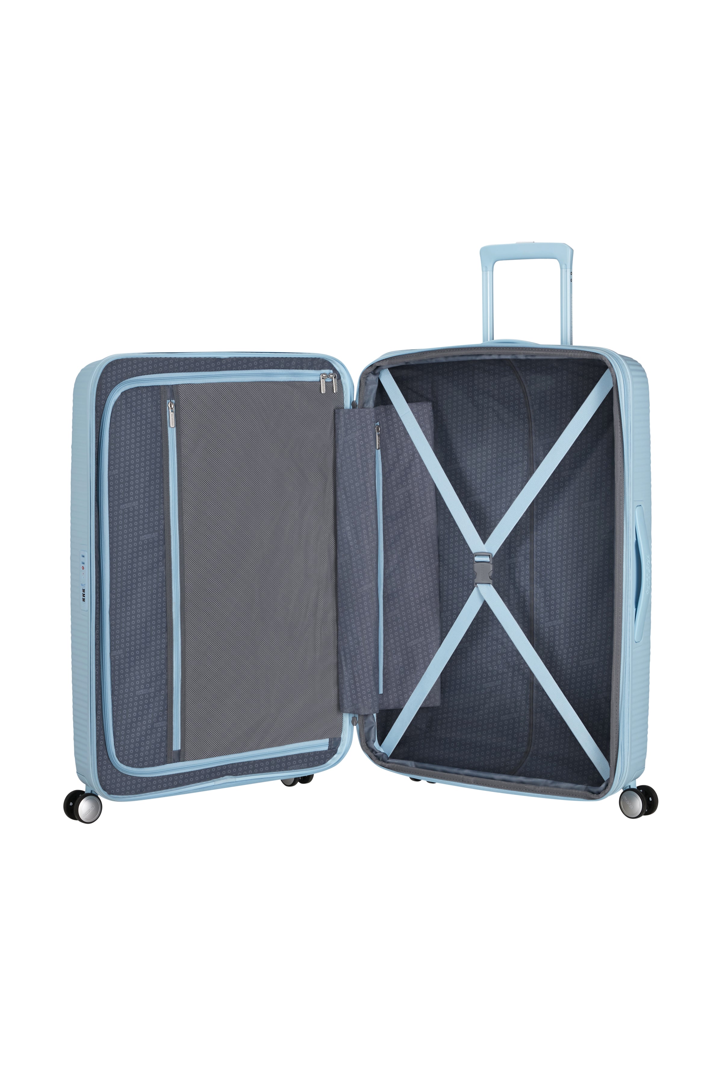 American Tourister SOUNDBOX 4w Trolley L erw., Pastel Blue