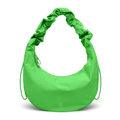 MOON BAG RUFFLE Tasche in leaf als Studioaufnahme in Frontansicht.
