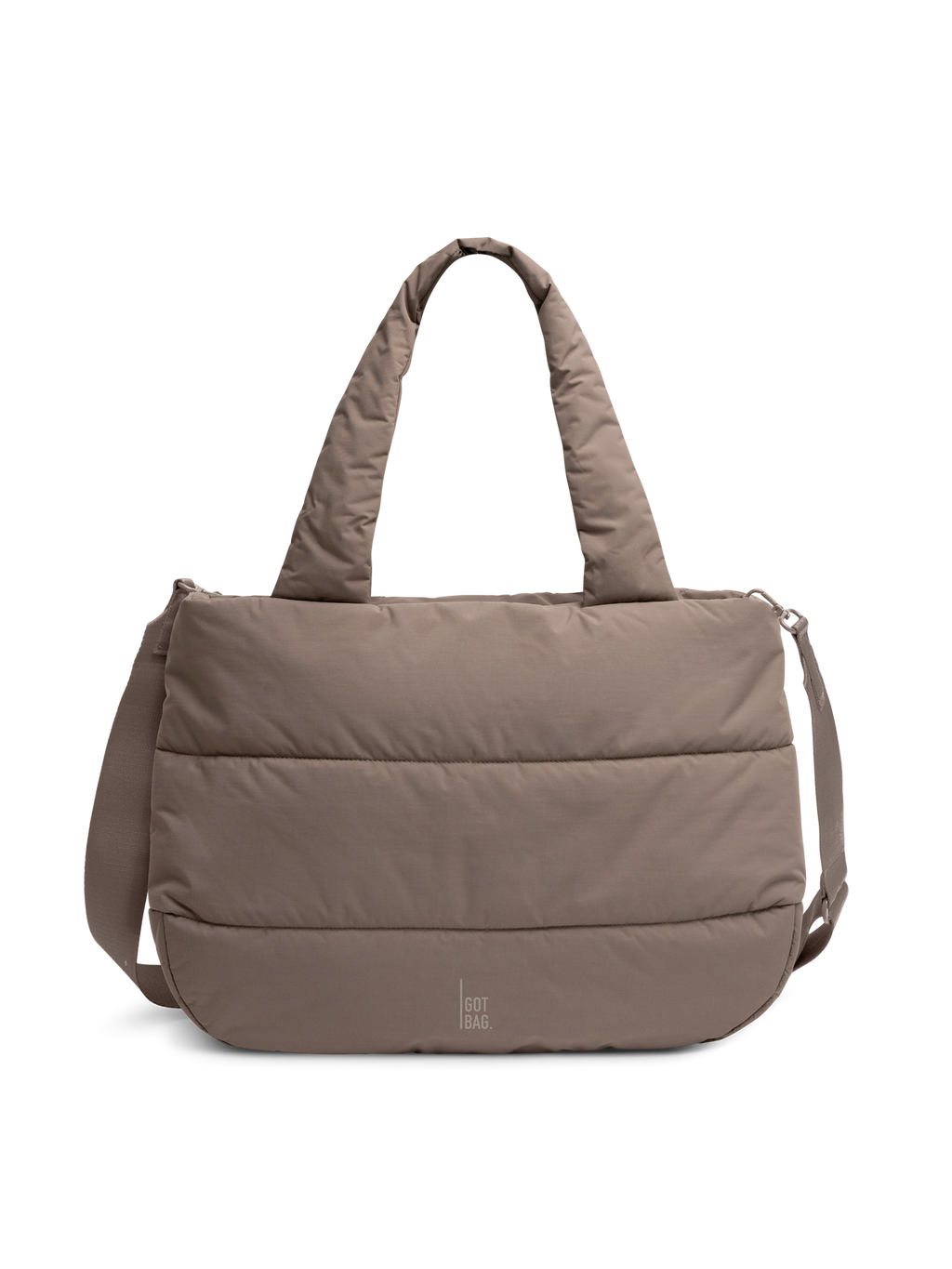 GOT BAG PUFFER HORIZON TOTE BAG oyster monochrome – Frontansicht