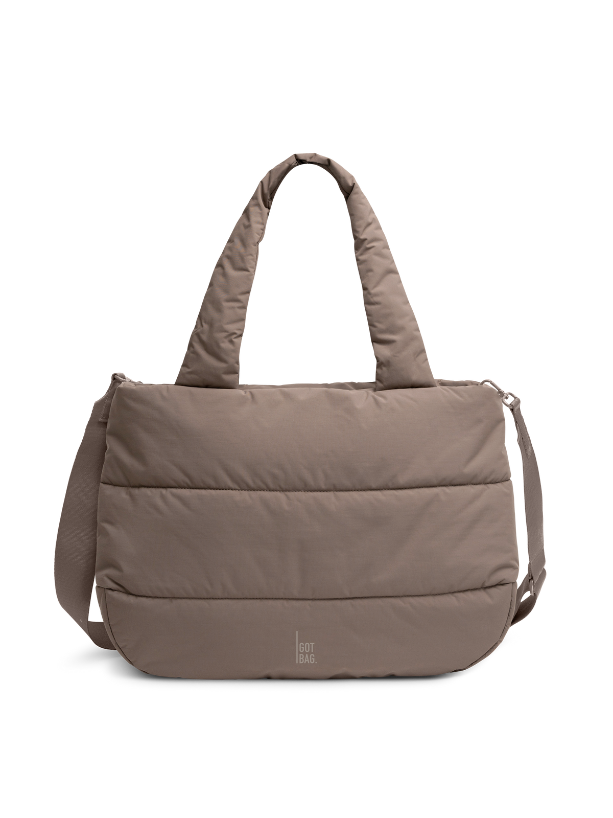 GOT BAG PUFFER HORIZON TOTE BAG oyster monochrome – Frontansicht