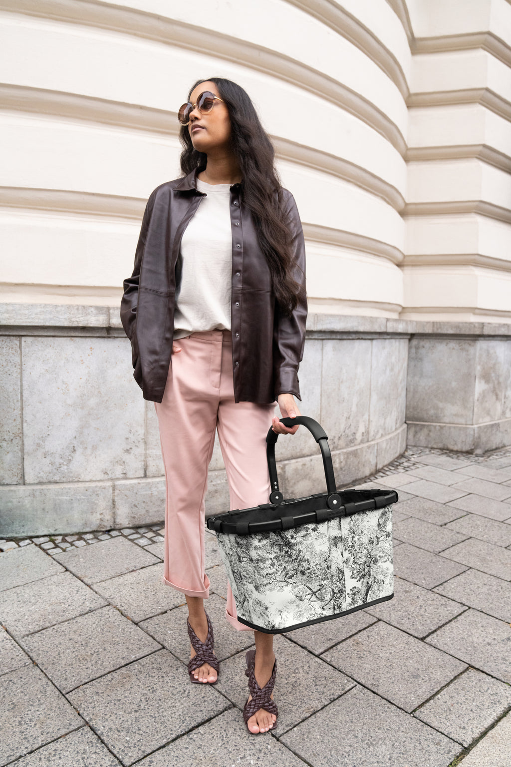 Reisenthel Carrybag Einkauskorb, Jacquard Grey