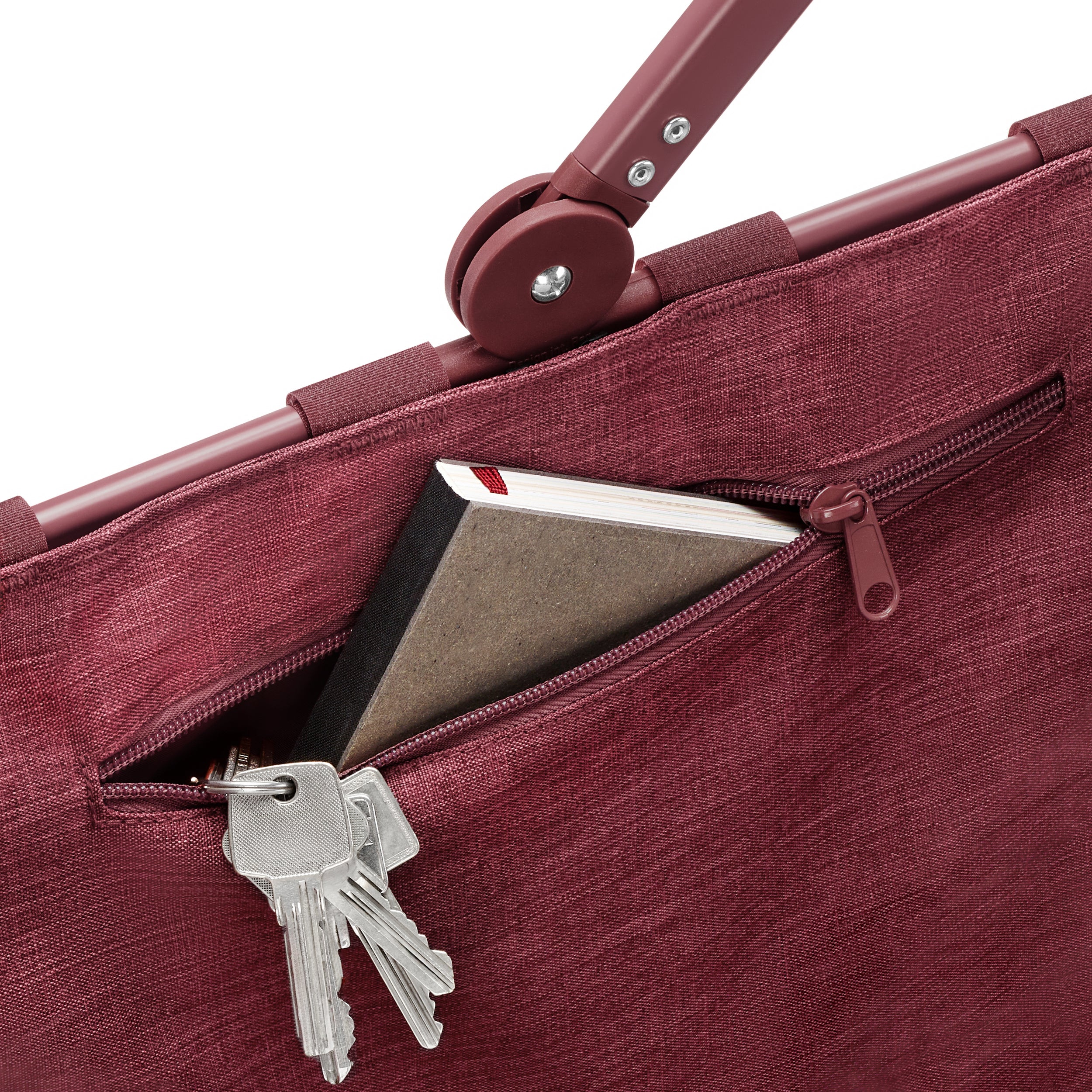 Reisenthel Carrybag Einkauskorb, Twist Maroon