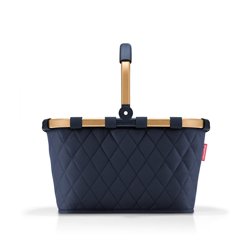 Reisenthel Carrybag Einkauskorb, Rhombus Midnight Gold