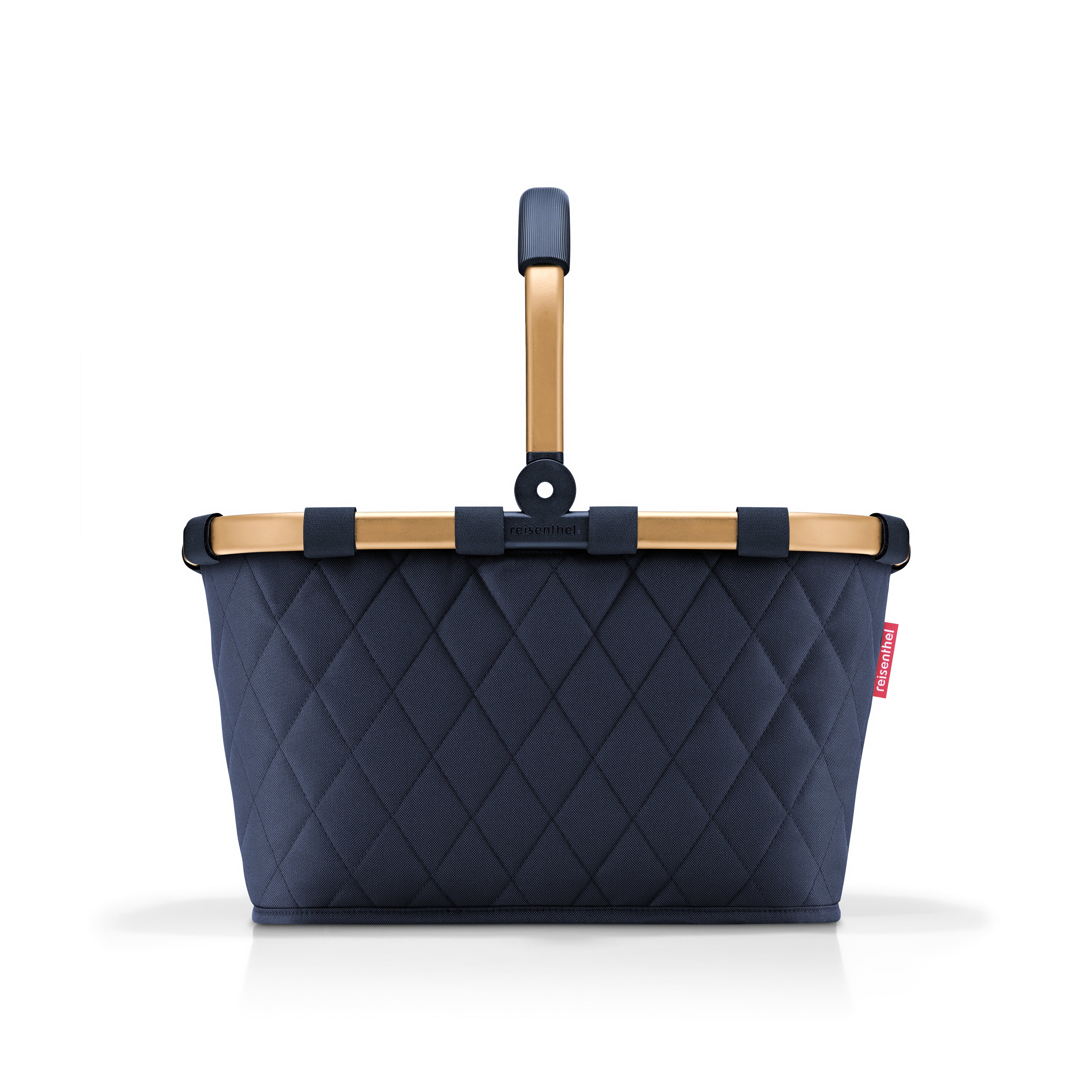 Reisenthel Carrybag Einkauskorb, Rhombus Midnight Gold