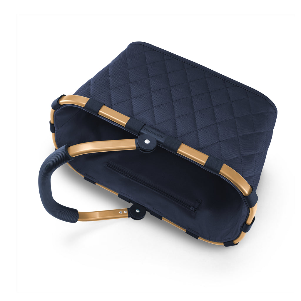 Reisenthel Carrybag Einkauskorb, Rhombus Midnight Gold