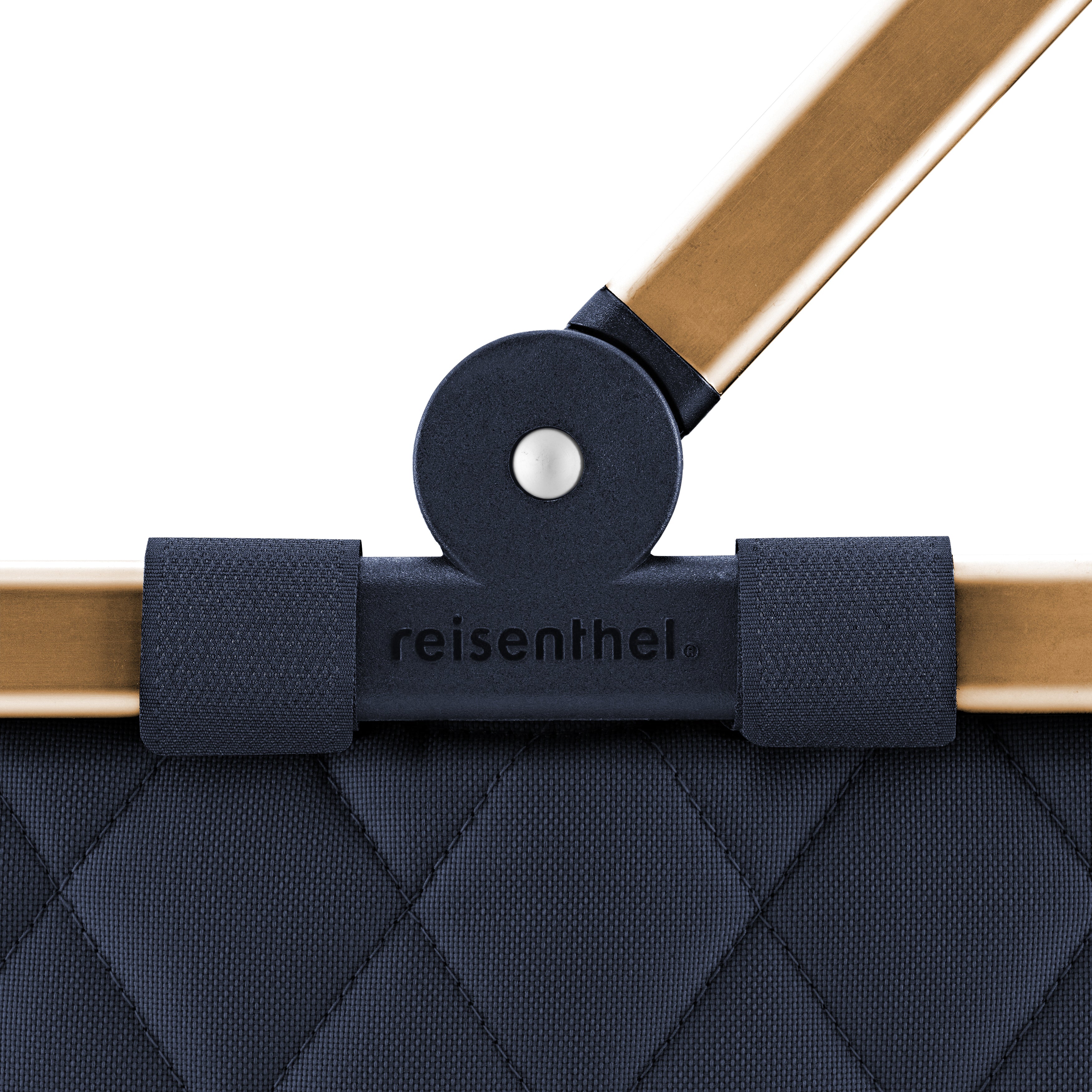 Reisenthel Carrybag Einkauskorb, Rhombus Midnight Gold