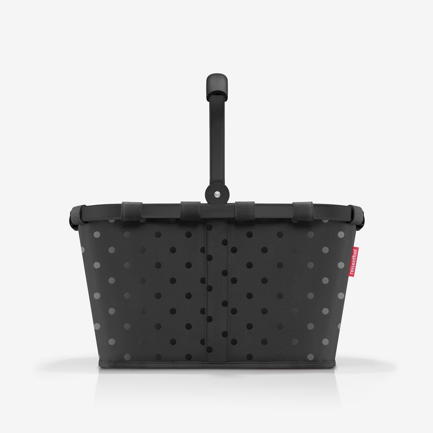 Reisenthel Carrybag Einkaufskorb, Glossy Dots Black – Produktansicht 2