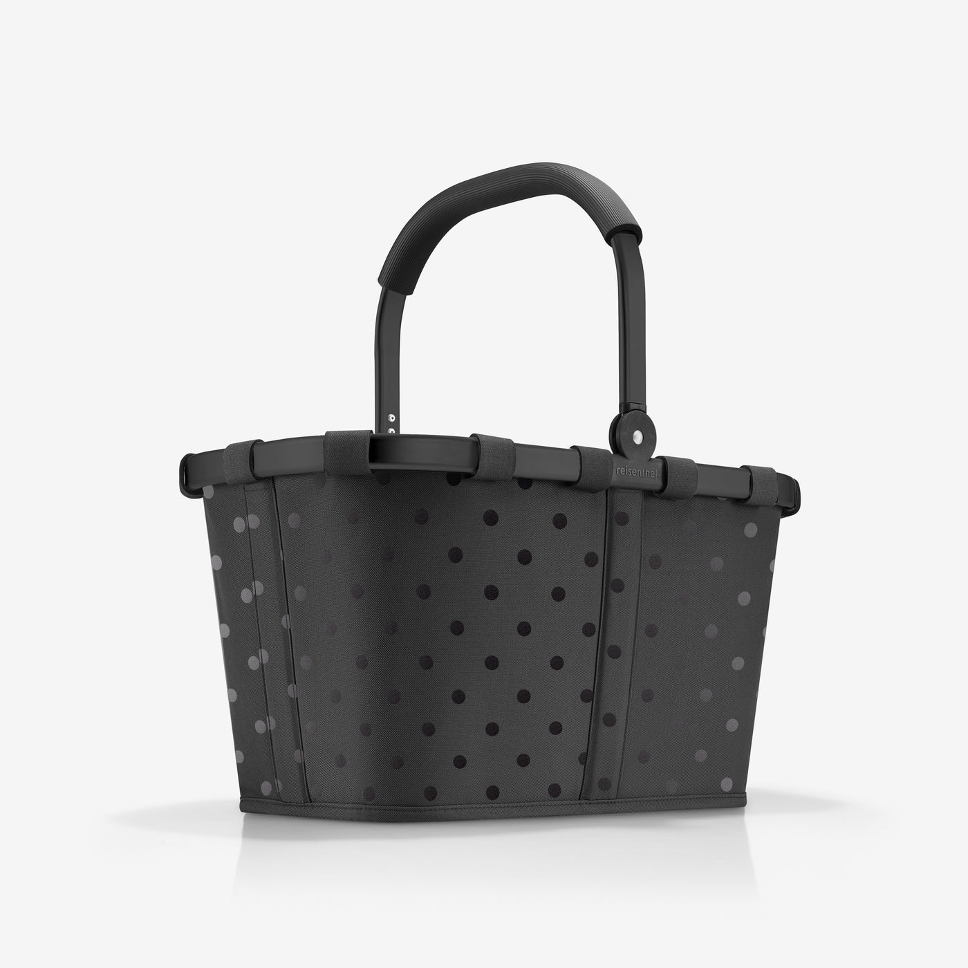 Reisenthel Carrybag Einkaufskorb, Glossy Dots Black – Produktansicht 5