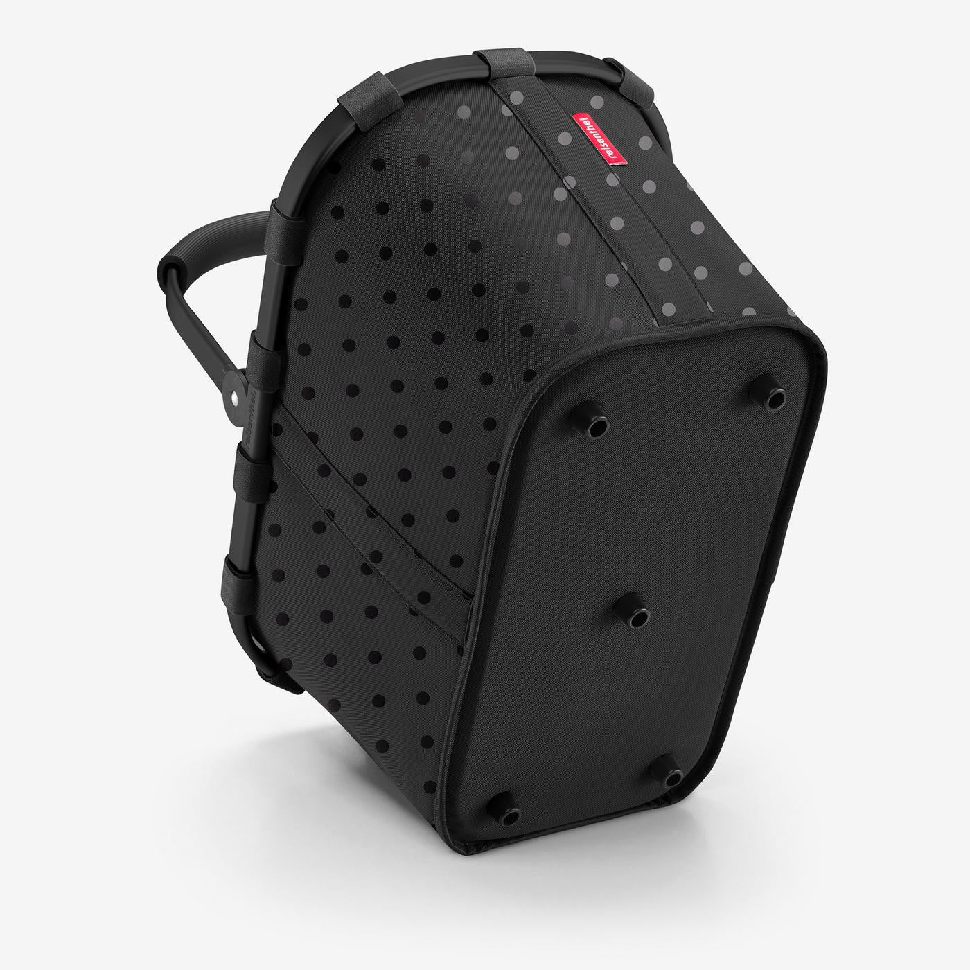 Reisenthel Carrybag Einkaufskorb, Glossy Dots Black – Produktansicht 7