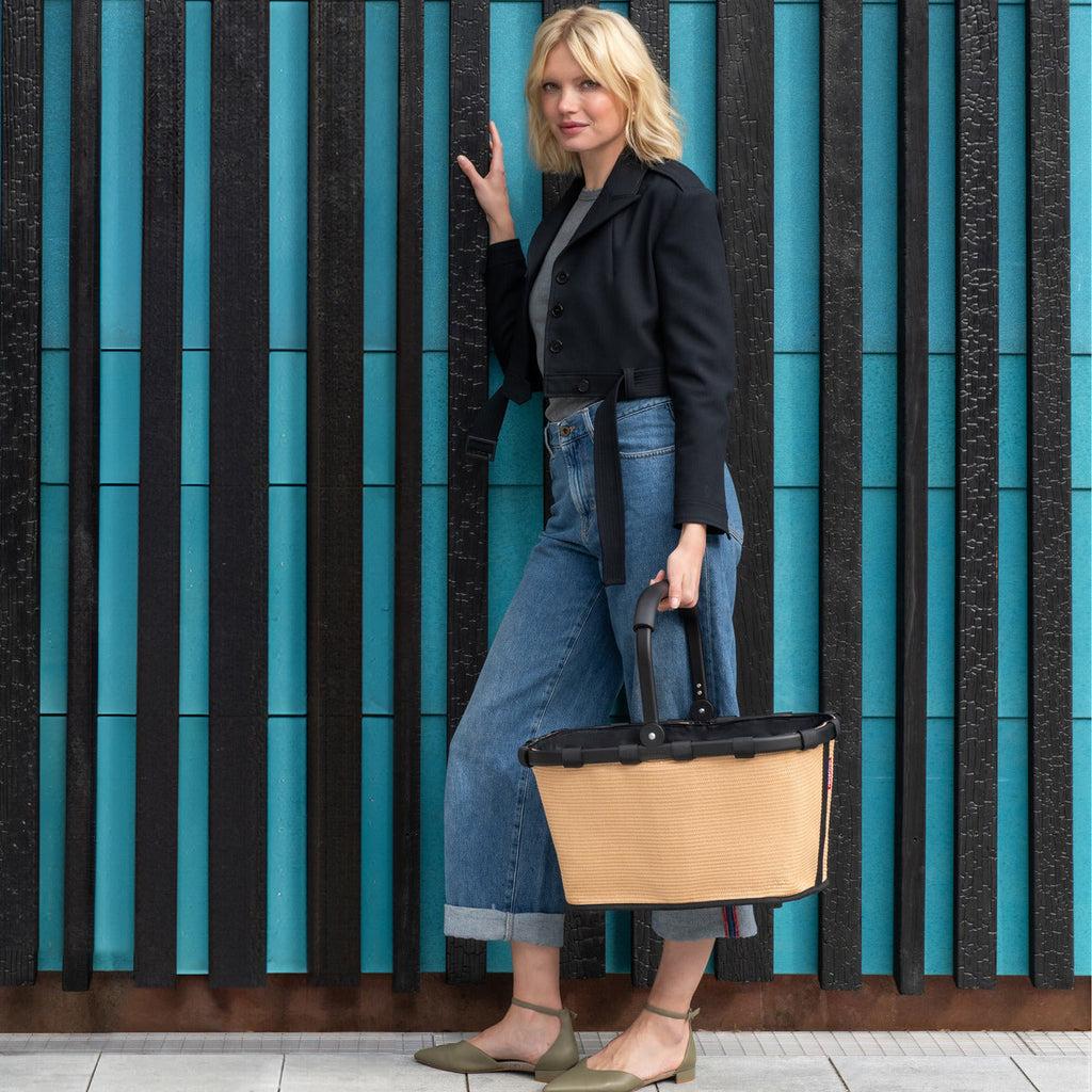 Reisenthel Carrybag Einkaufskorb, Raffia Black – Produktansicht 2