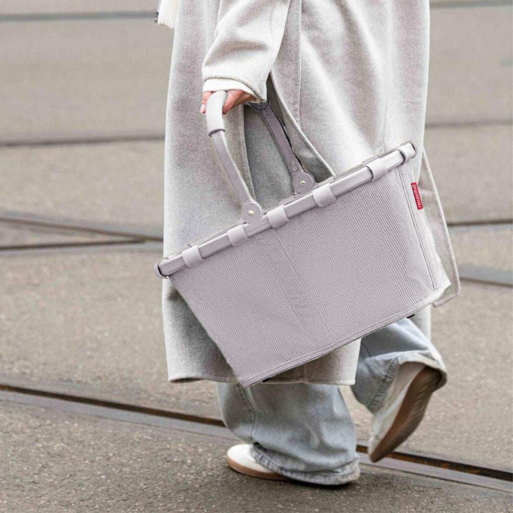 Reisenthel Carrybag Einkaufskorb, Cord Grey – Produktansicht 3