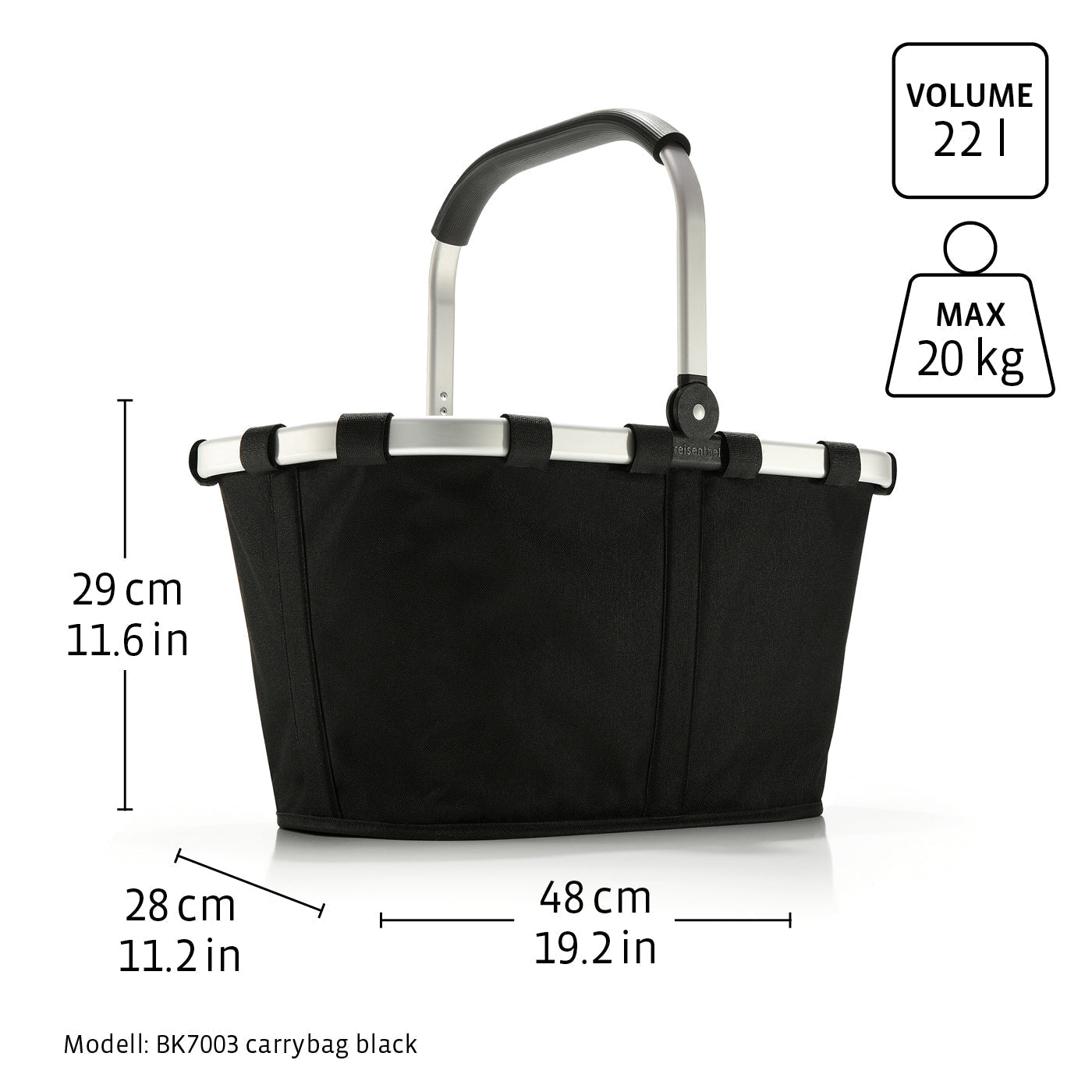 Reisenthel Carrybag Einkaufskorb, Twist Blush – Produktansicht 9