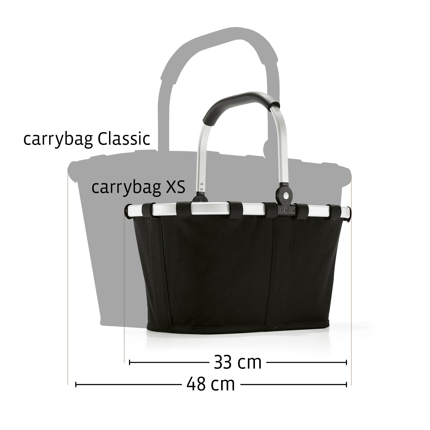 Reisenthel Carrybag Einkaufskorb, Cord Grey – Produktansicht 9