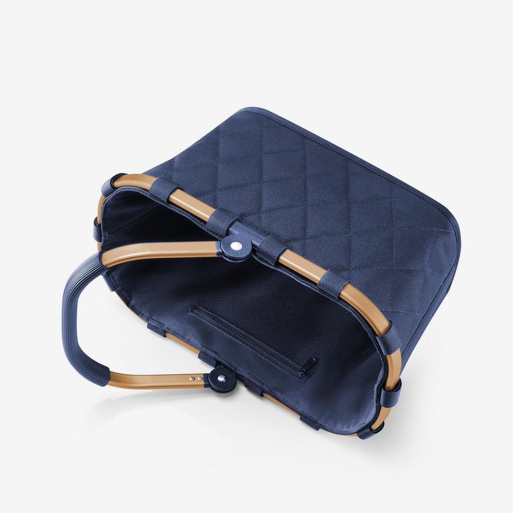 Reisenthel Carrybag XS Einkaufskorb, Rhombus Midnight Gold – Produktansicht 5