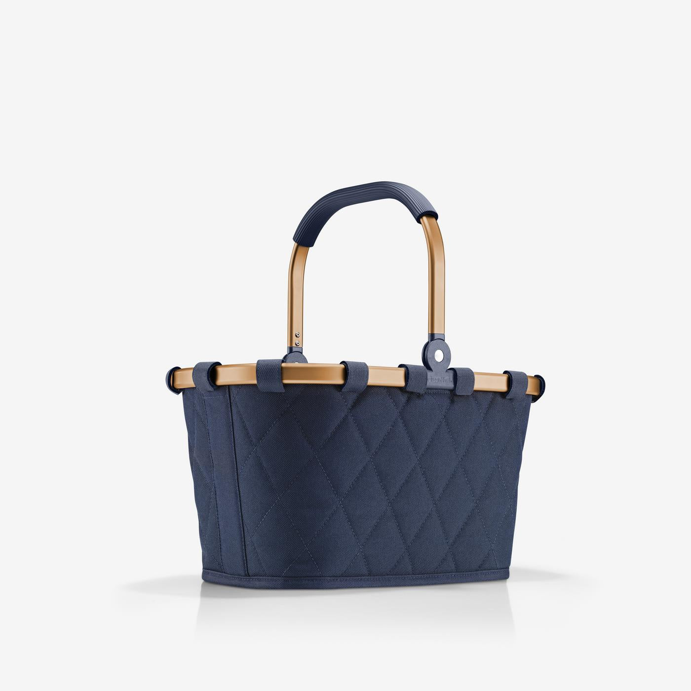 Reisenthel Carrybag XS Einkaufskorb, Rhombus Midnight Gold – Produktansicht 4