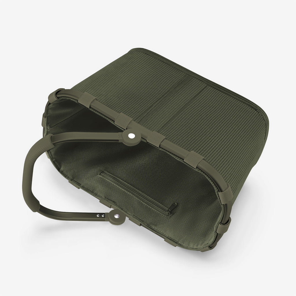 Reisenthel Carrybag XS Einkaufskorb, Cord Dark Matcha – Produktansicht 5
