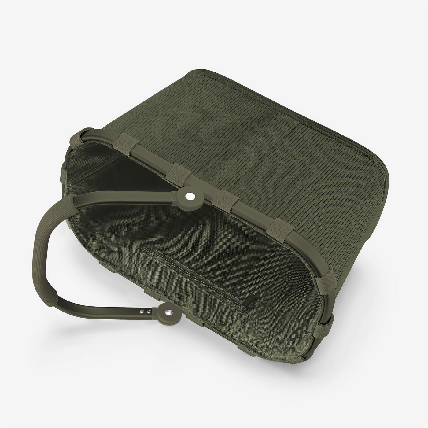 Reisenthel Carrybag XS Einkaufskorb, Cord Dark Matcha – Produktansicht 5