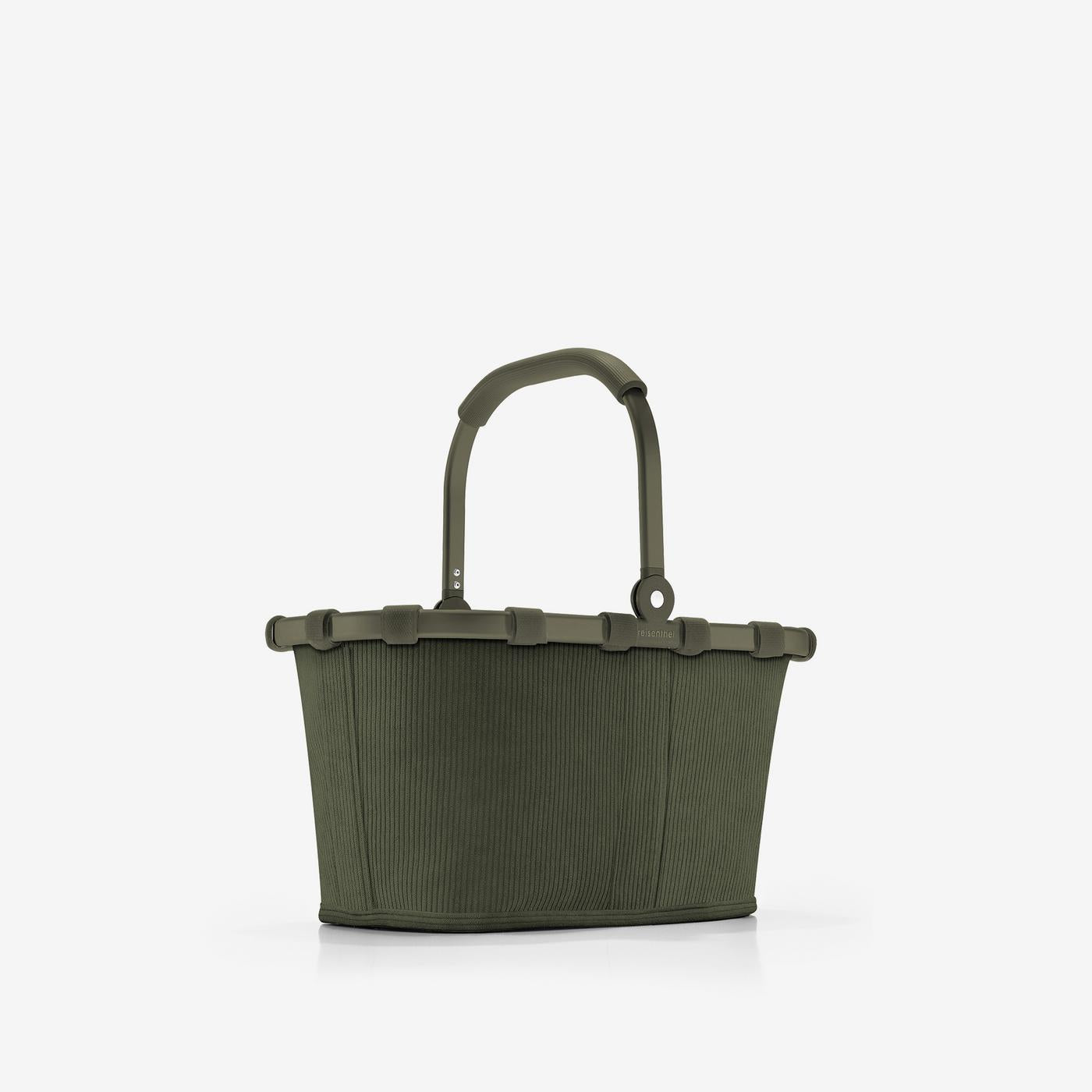 Reisenthel Carrybag XS Einkaufskorb, Cord Dark Matcha – Produktansicht 4