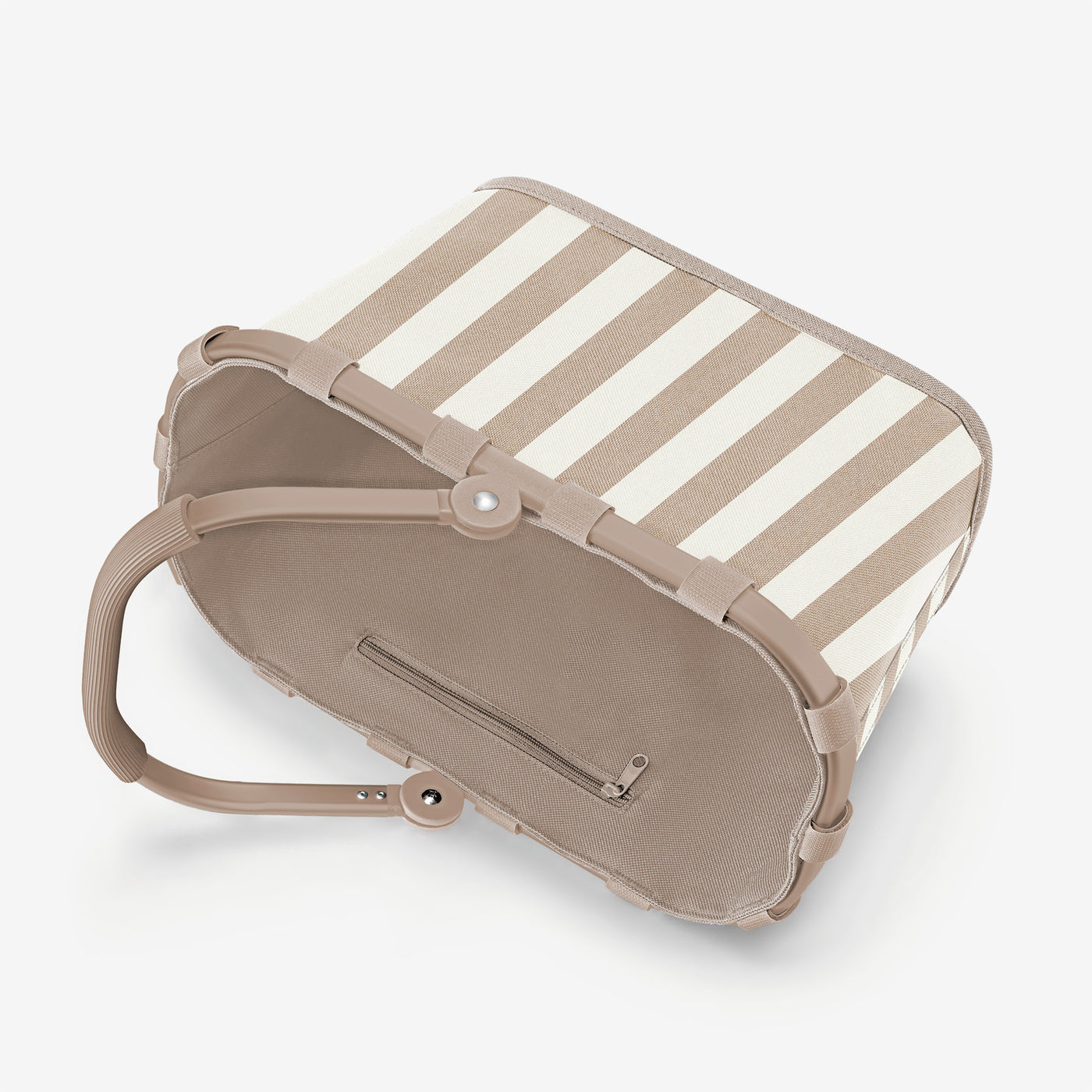 Reisenthel Carrybag XS Einkaufskorb, Summerstripes Coffee – Produktansicht 5