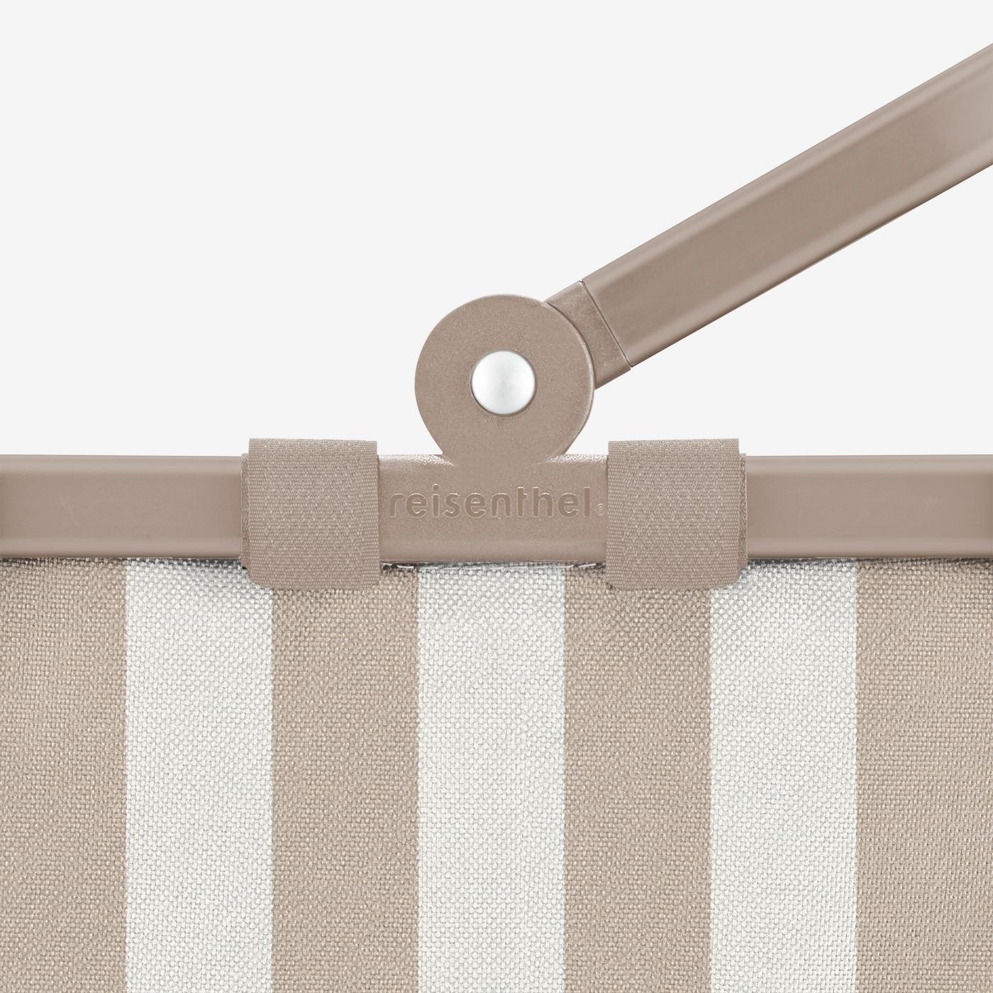 Reisenthel Carrybag XS Einkaufskorb, Summerstripes Coffee – Produktansicht 7