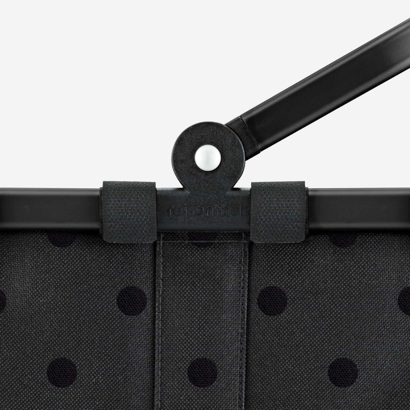 Reisenthel Carrybag XS Einkaufskorb, Glossy Dots Black – Produktansicht 6