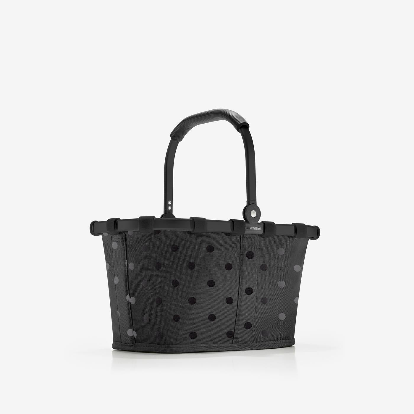 Reisenthel Carrybag XS Einkaufskorb, Glossy Dots Black – Produktansicht 3
