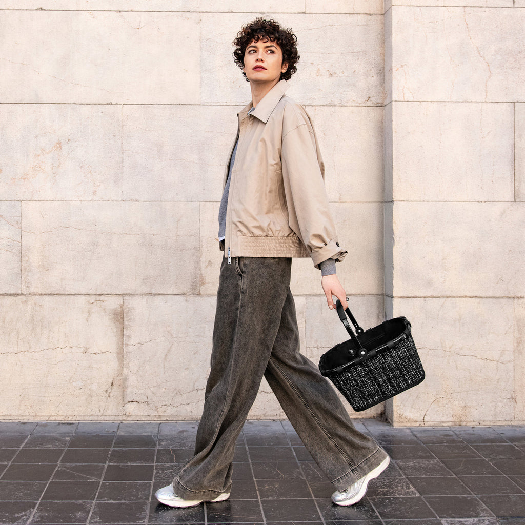 Reisenthel Carrybag XS Einkaufskorb, Bouclé Black – Produktansicht 2