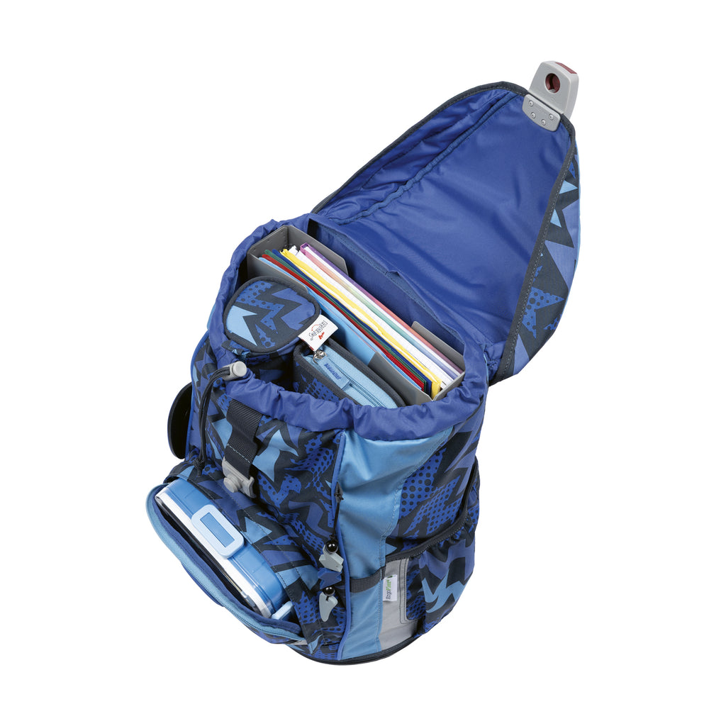 DerDieDas Schulranzen-Set Ergoflex Light, Dark Dragon