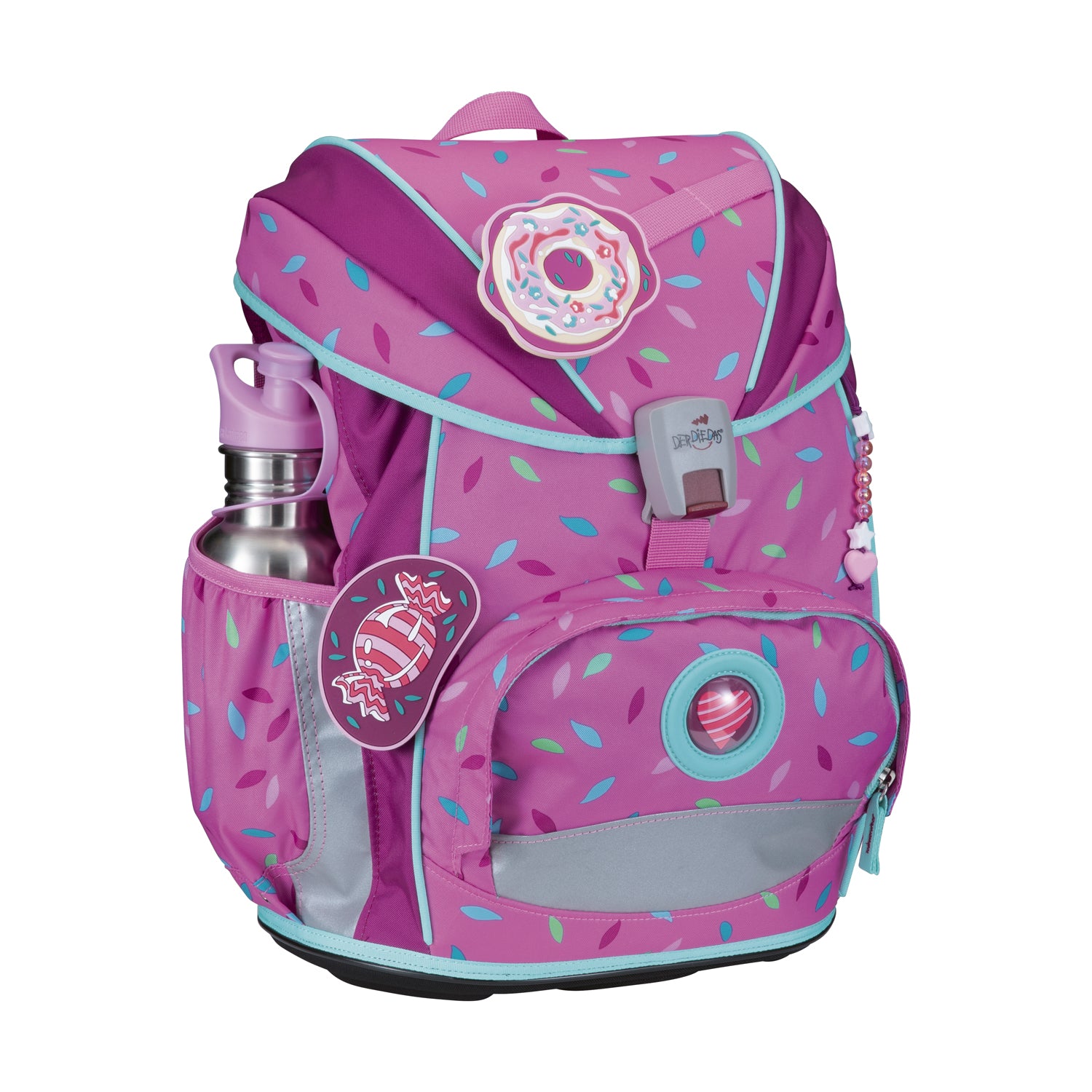DerDieDas Schulranzen-Set Ergoflex Light, Sweet Sprinkles