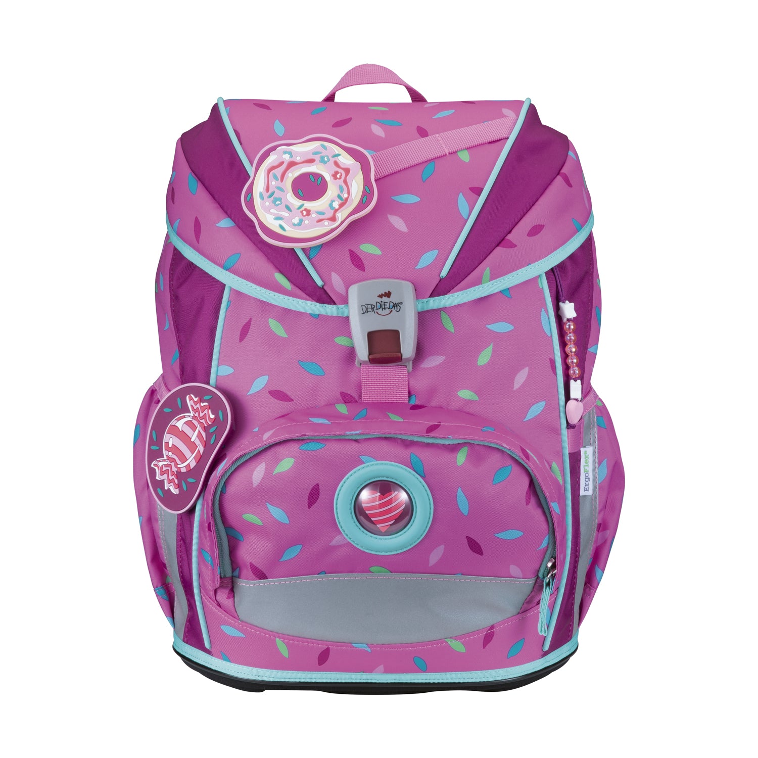 DerDieDas Schulranzen-Set Ergoflex Light, Sweet Sprinkles