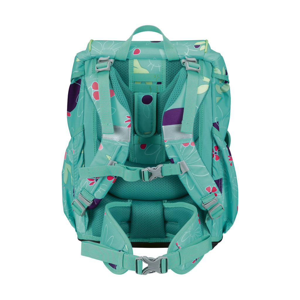 DerDieDas Schulranzen-Set Ergoflex Light, Butterfly Garden