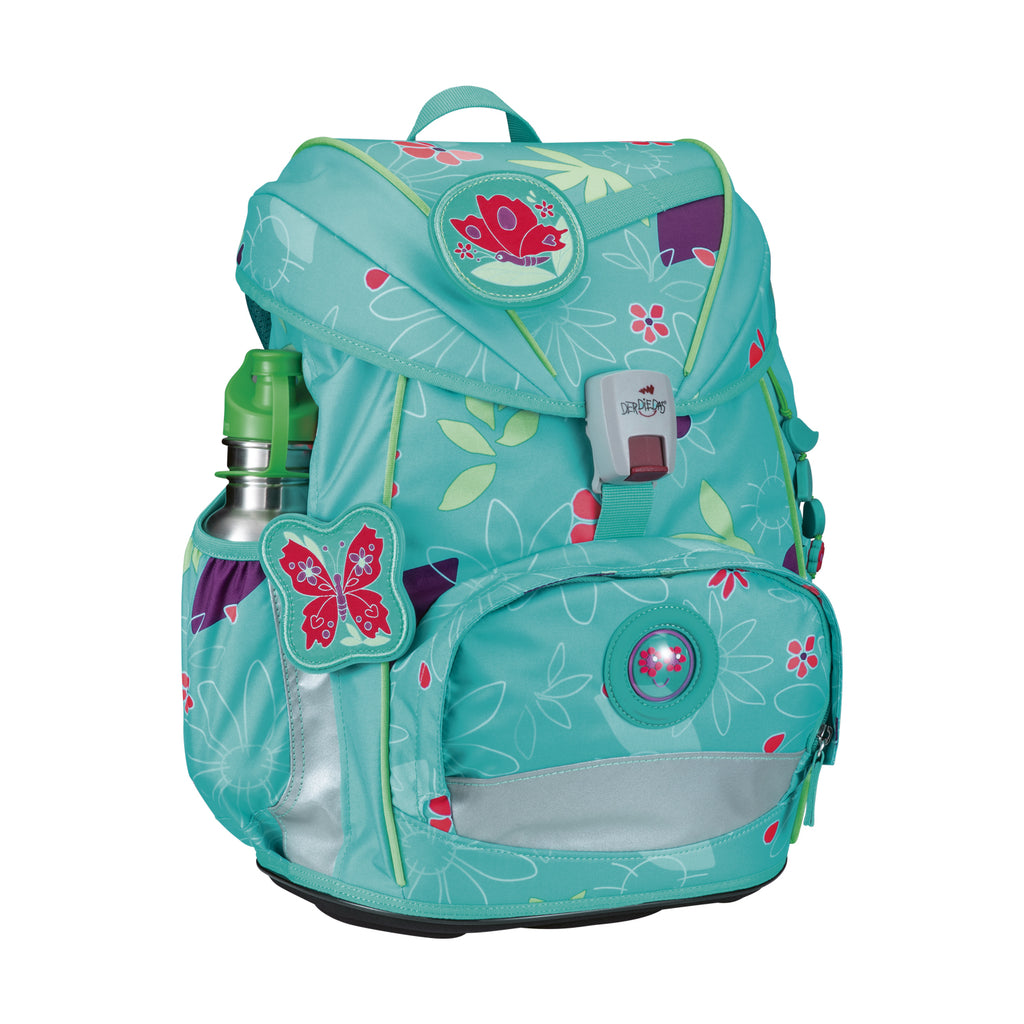 DerDieDas Schulranzen-Set Ergoflex Light, Butterfly Garden