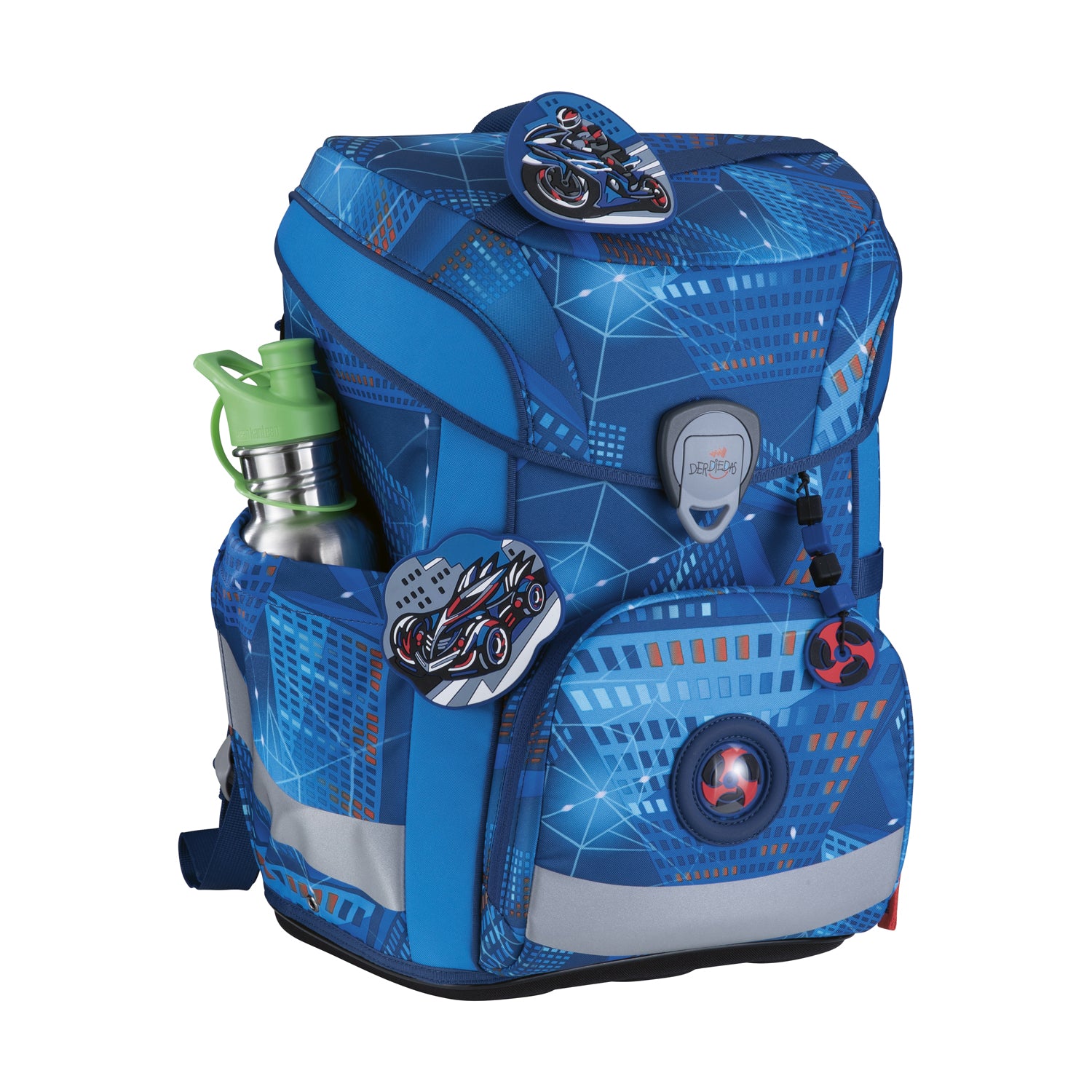 DerDieDas Schulranzen-Set Ergoflex Easy, Turbo Speed