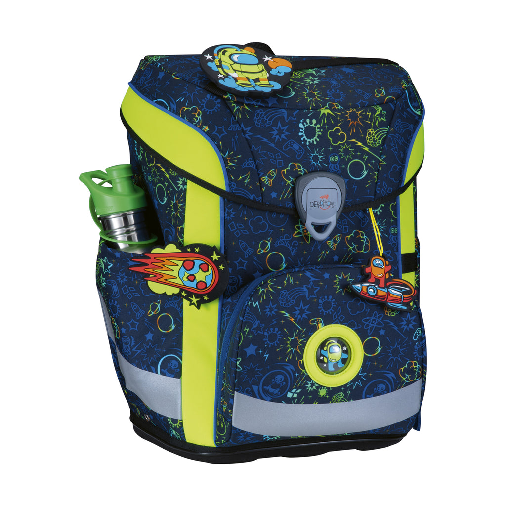 DerDieDas Schulranzen-Set Ergoflex Easy, Neon Crazy