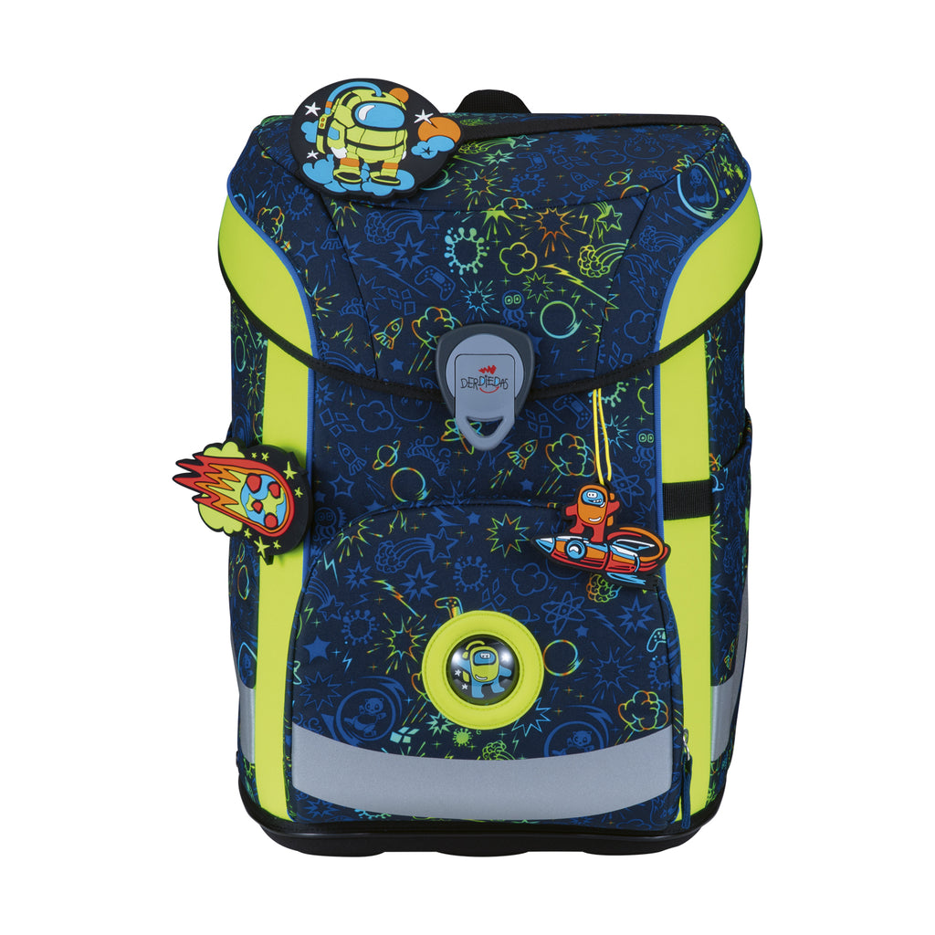 DerDieDas Schulranzen-Set Ergoflex Easy, Neon Crazy