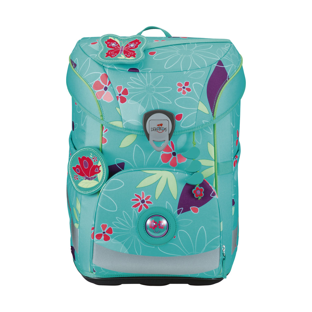DerDieDas Schulranzen-Set Ergoflex Easy, Butterfly Garden