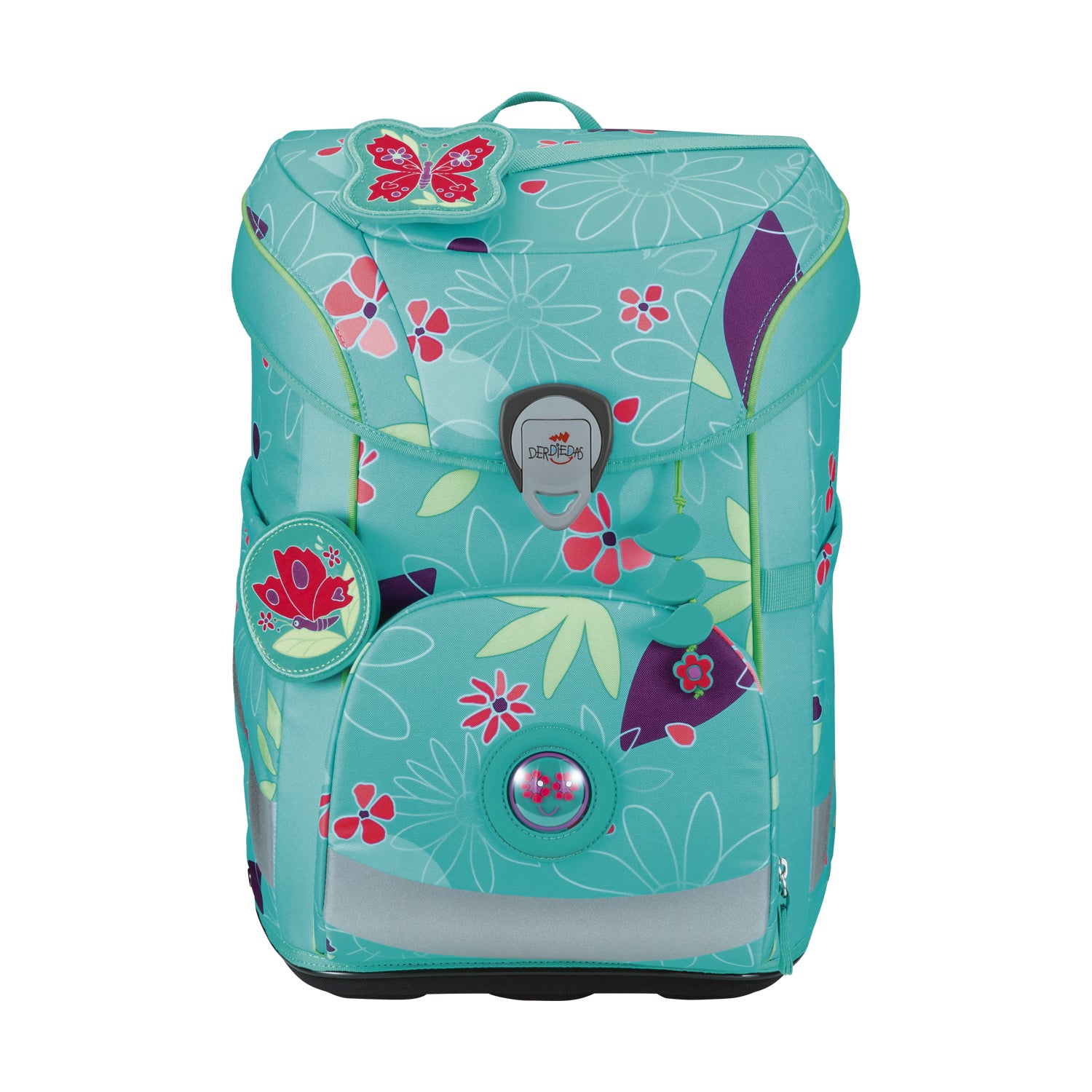DerDieDas Schulranzen-Set Ergoflex Easy, Butterfly Garden