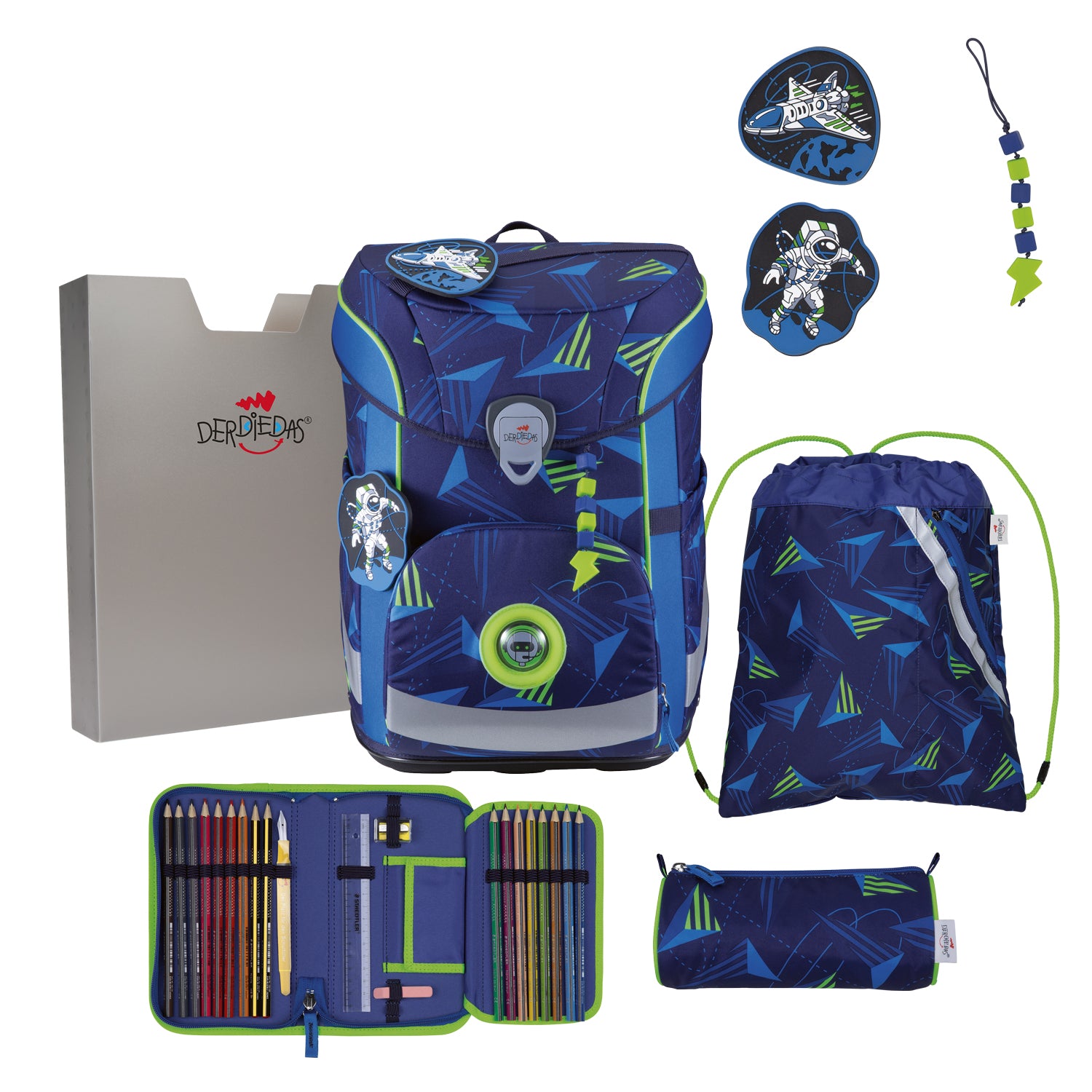 DerDieDas Schulranzen-Set Ergoflex Easy, Moon Mission