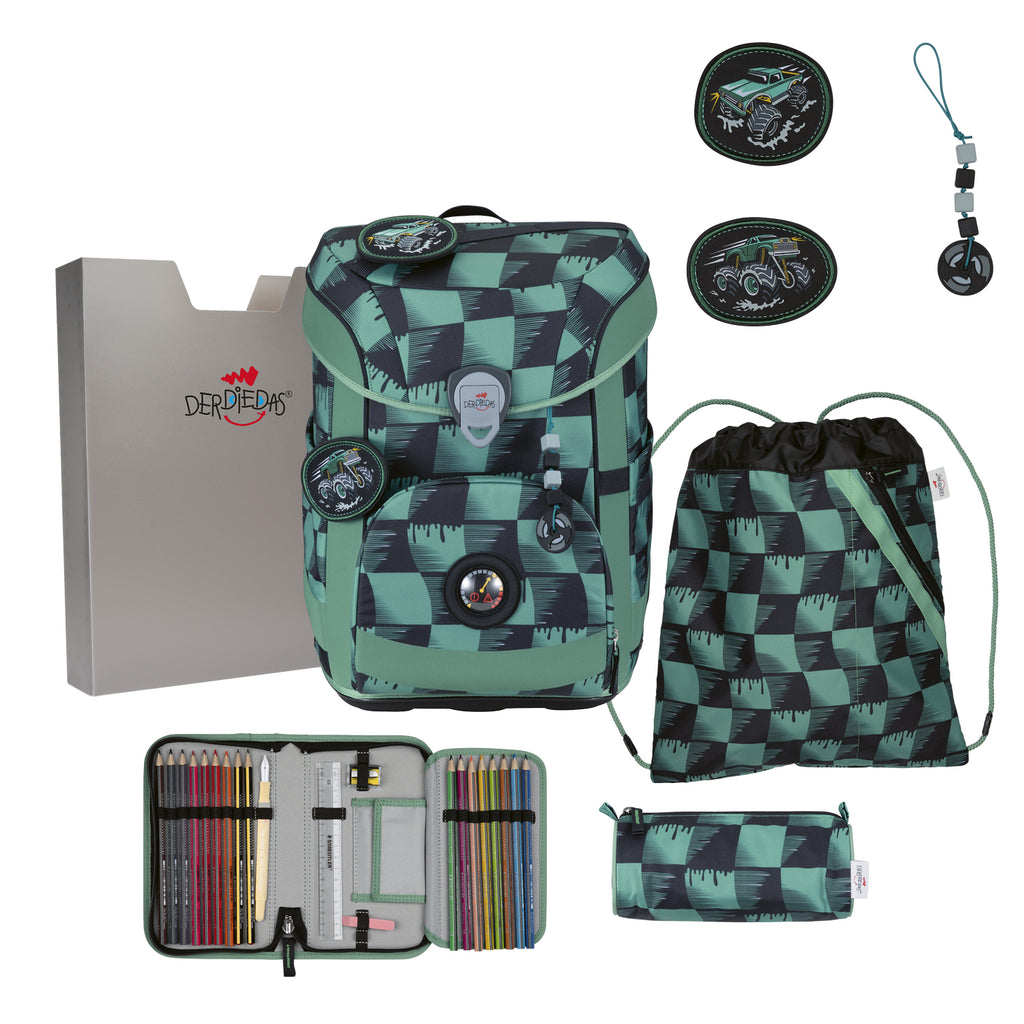 DerDieDas Schulranzen-Set Ergoflex Easy, Super Truck