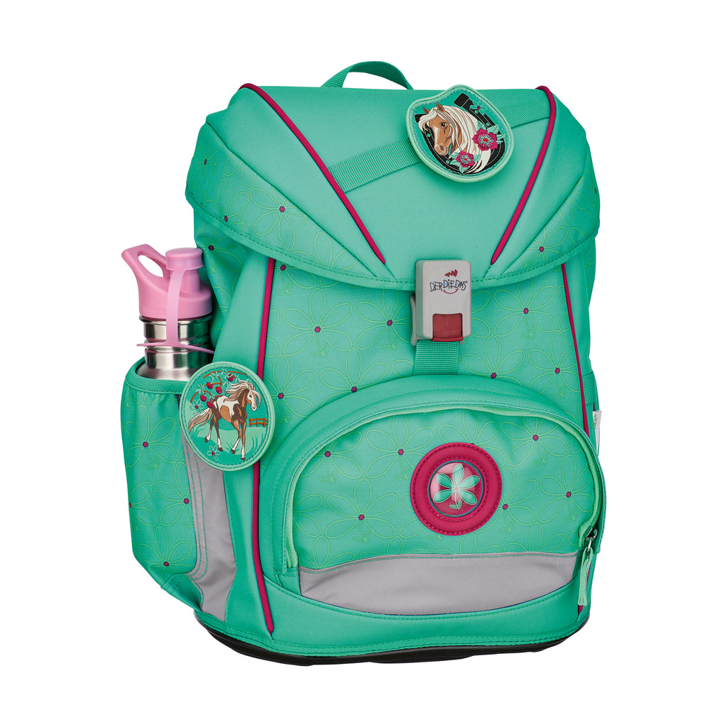 DerDieDas Schulranzen-Set Ergoflex Light, Peppermint pony
