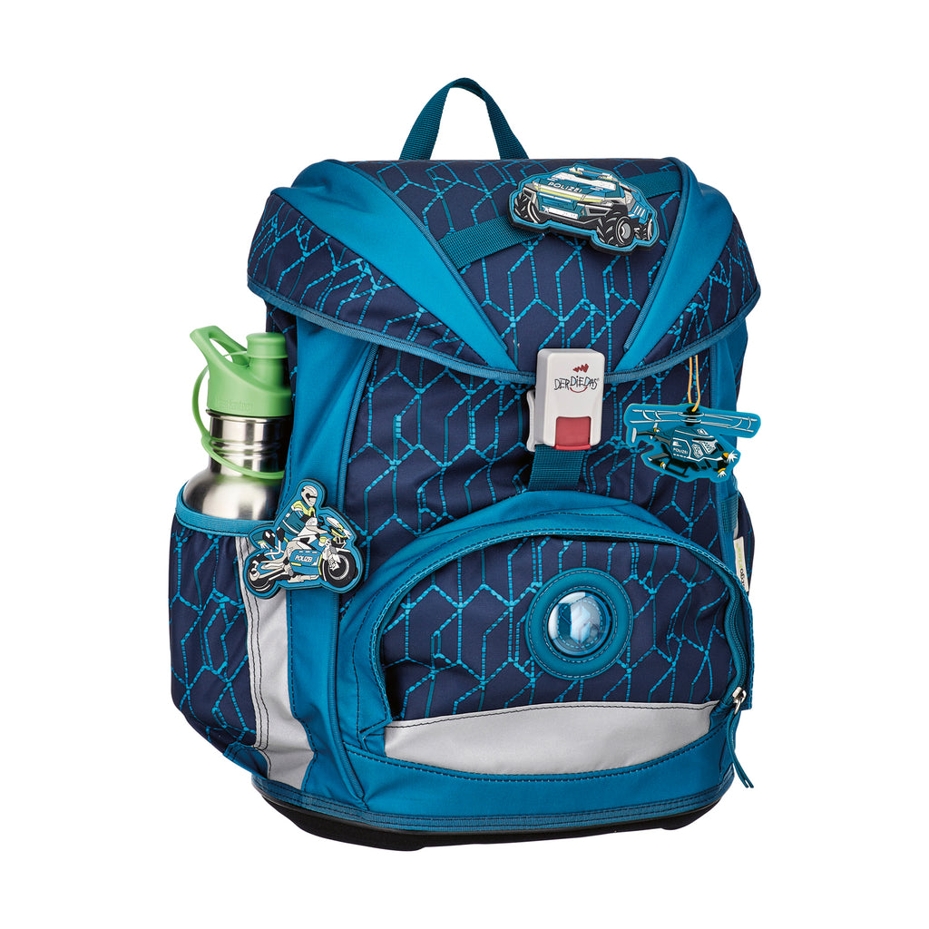 DerDieDas Schulranzen-Set Ergoflex Light, Blue Speed