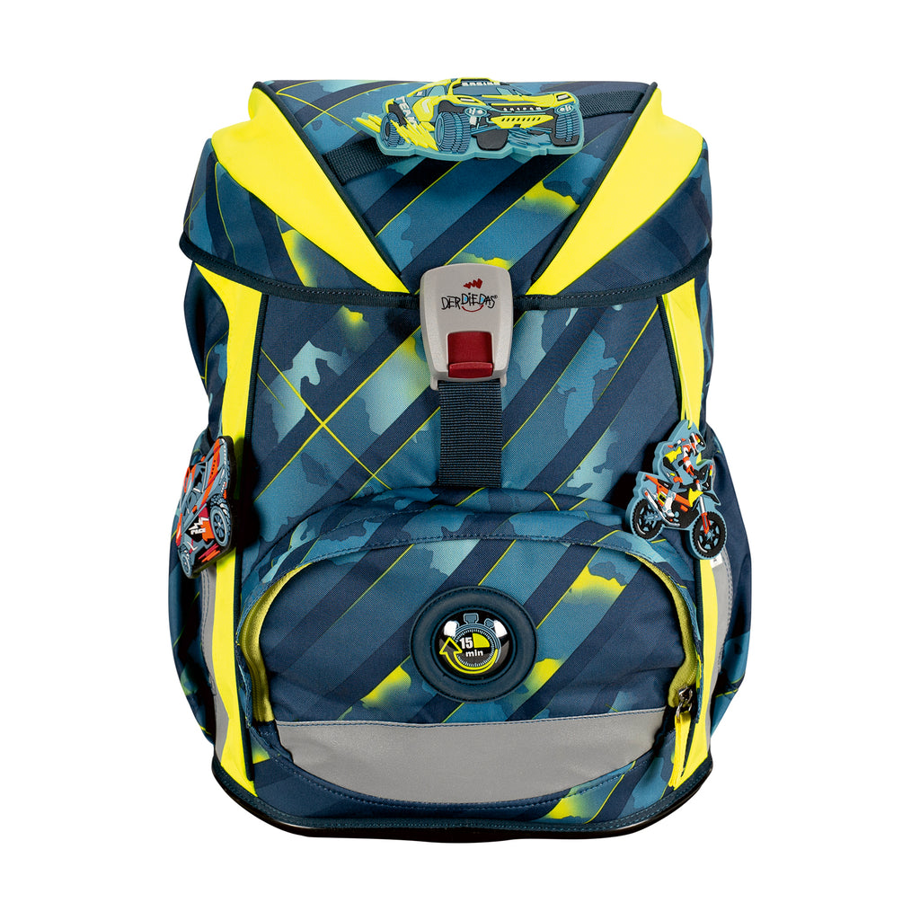 DerDieDas Schulranzen-Set Ergoflex Light, Speed Challenge