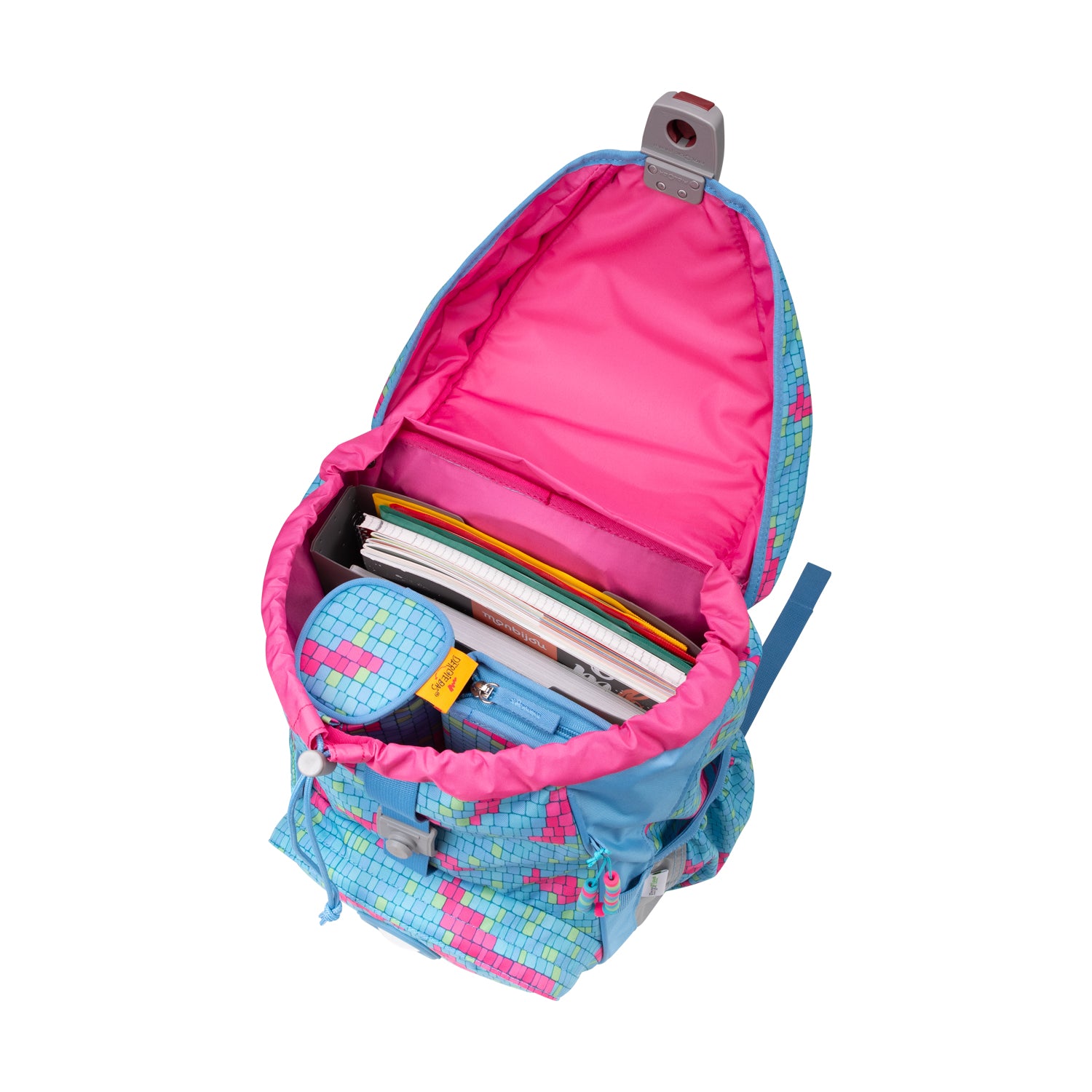 DerDieDas Schulranzen-Set Ergoflex Light, Happy Pixel