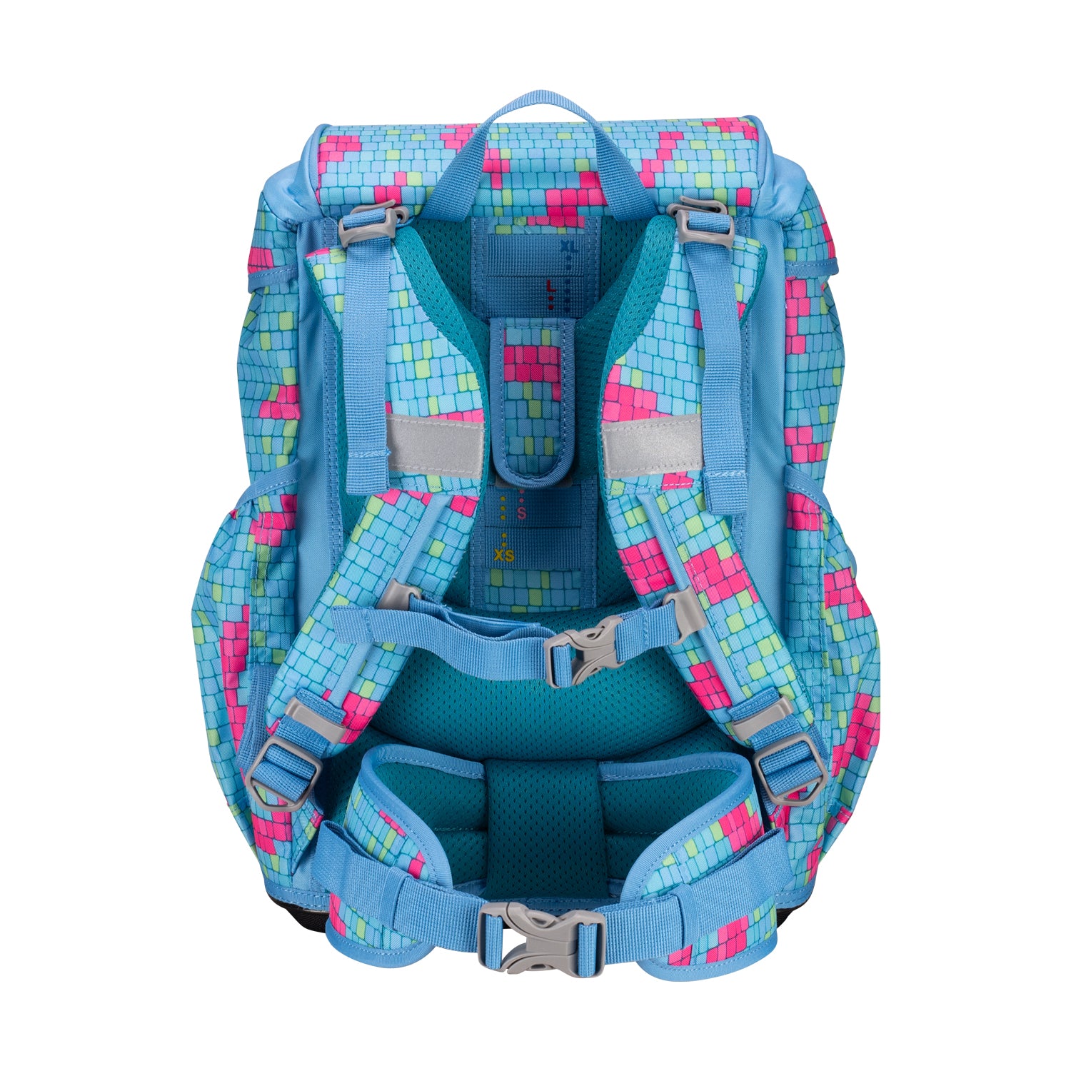 DerDieDas Schulranzen-Set Ergoflex Light, Happy Pixel