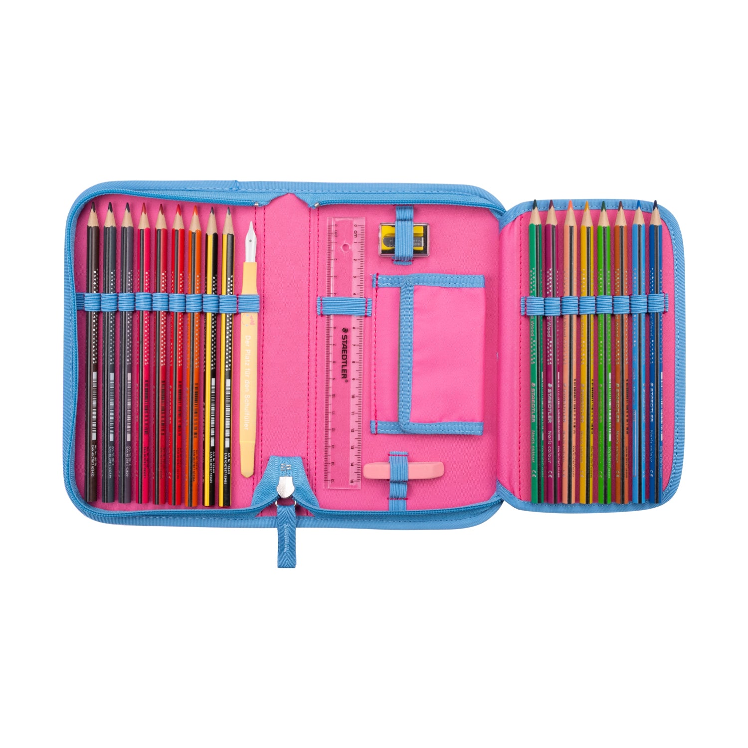 DerDieDas Schulranzen-Set Ergoflex Light, Happy Pixel