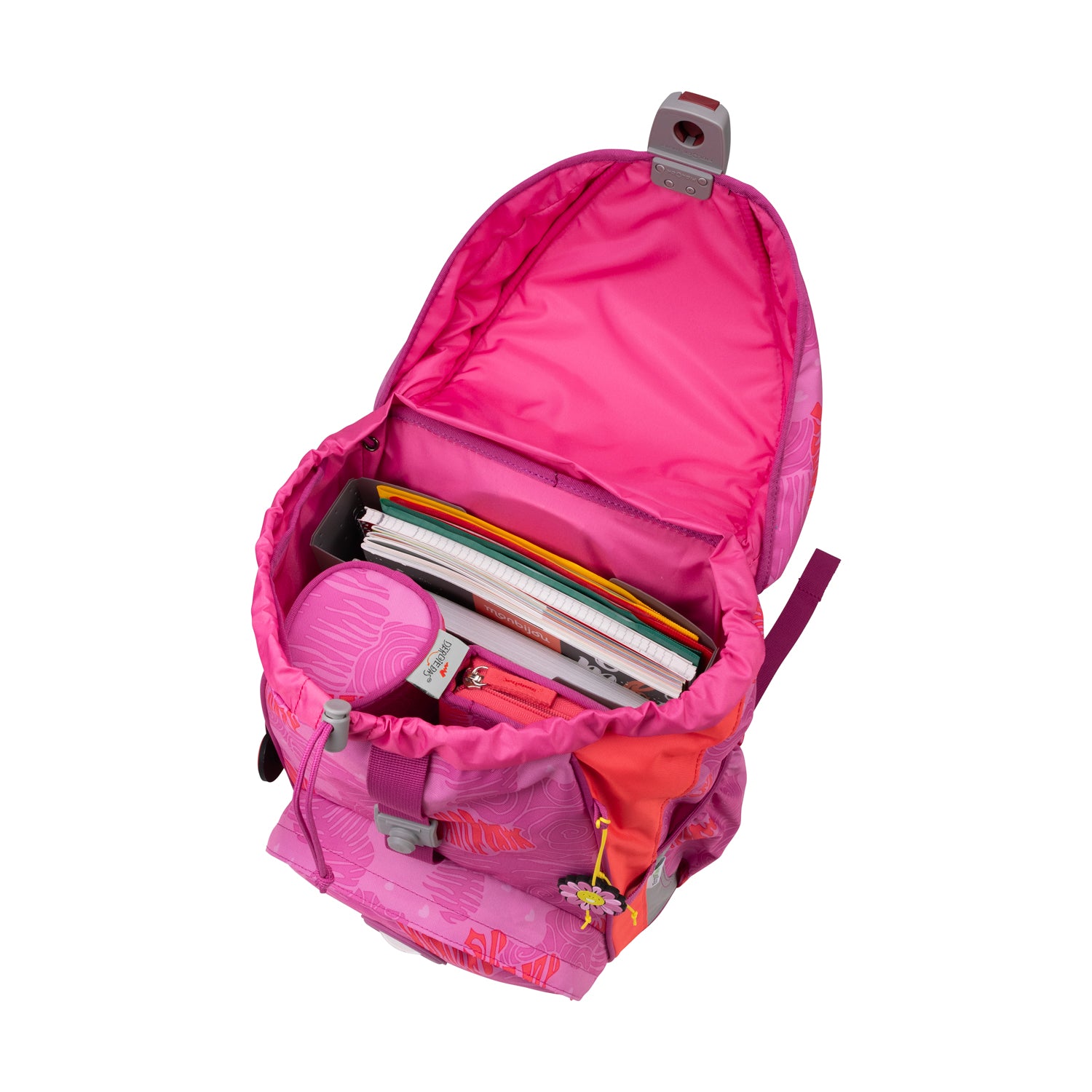 DerDieDas Schulranzen-Set Ergoflex Light, Roses