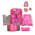 DerDieDas Schulranzen-Set Ergoflex Light, Roses