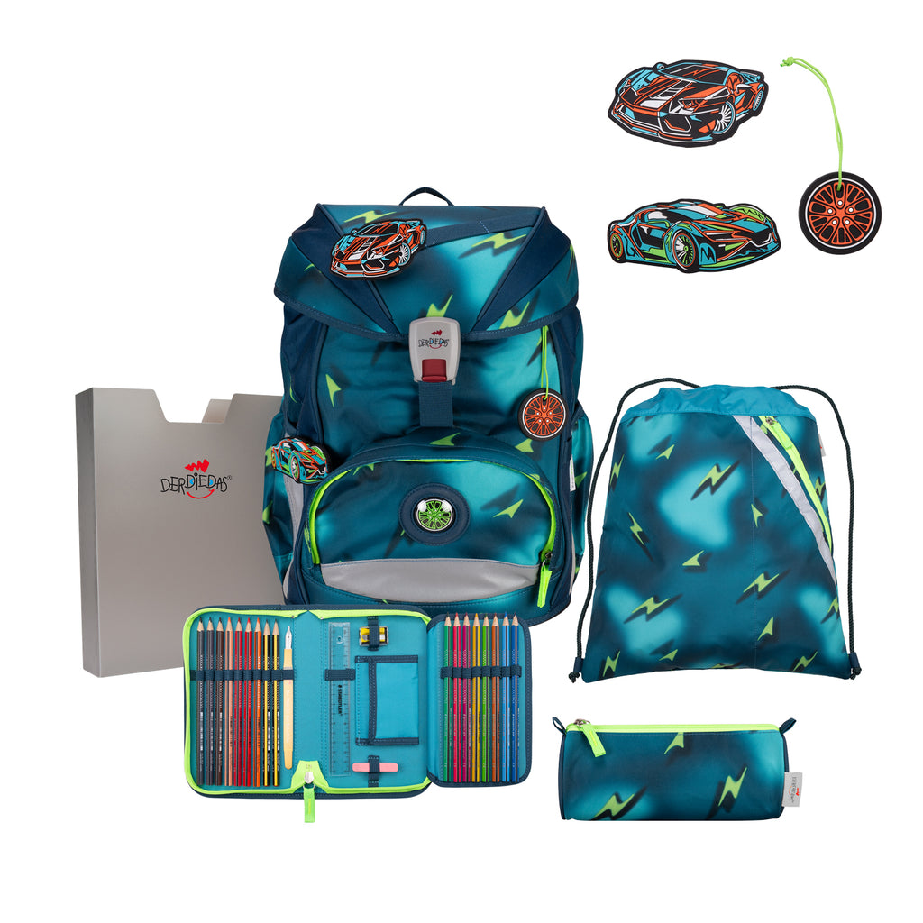 DerDieDas Schulranzen-Set Ergoflex Light, Magic Light
